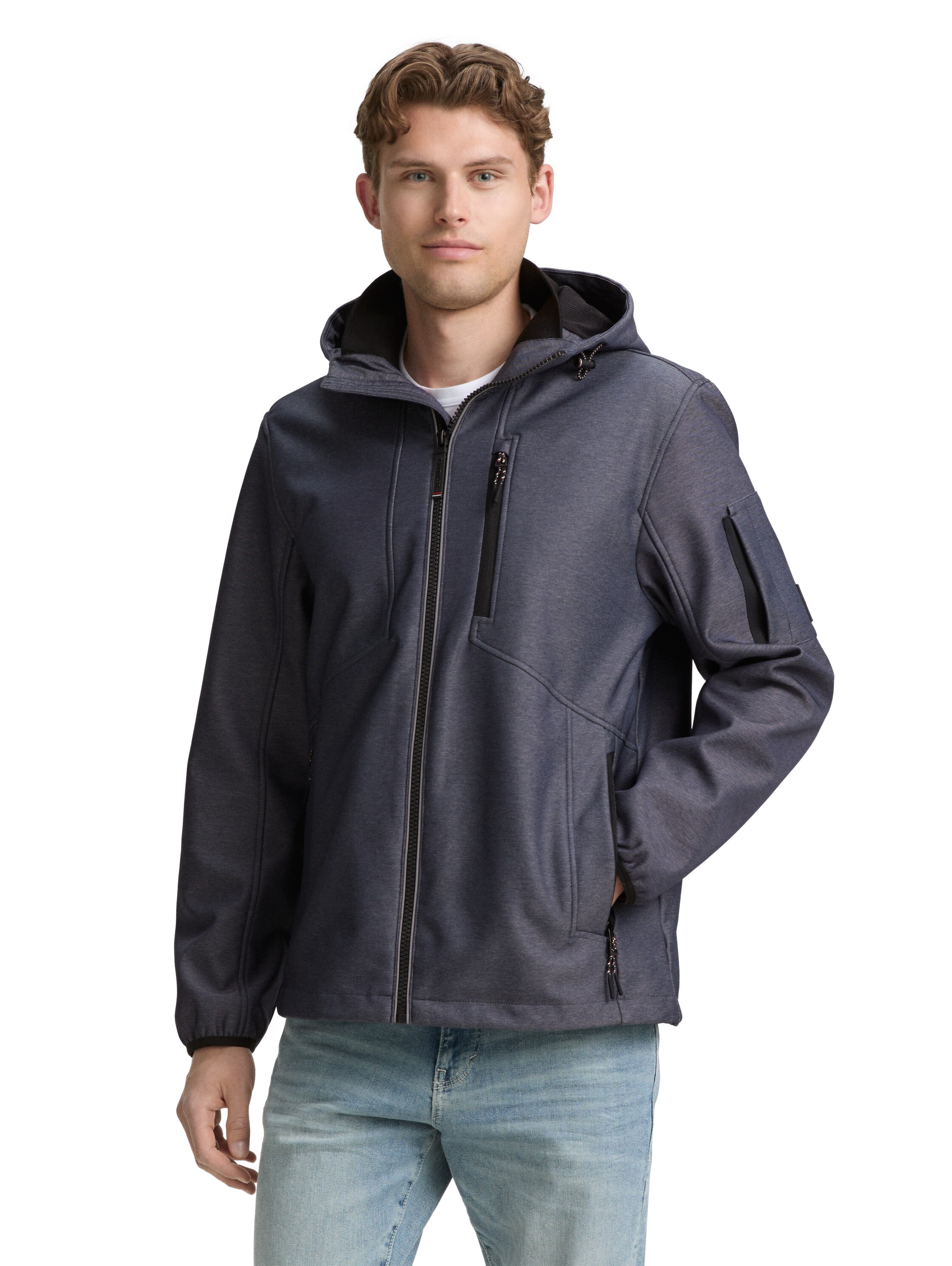TOM TAILOR Softshelljacke, mit Kapuze, mit Kapuze günstig online kaufen