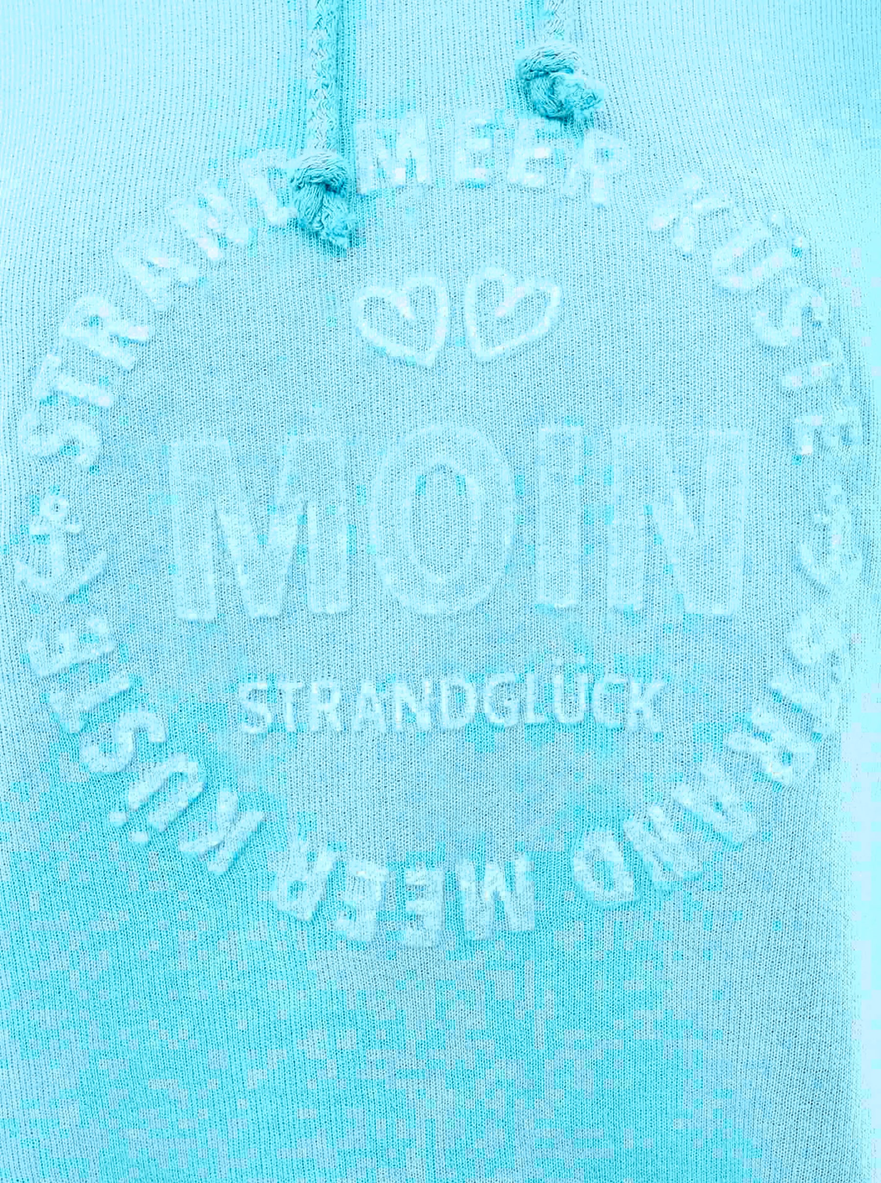 Zwillingsherz Hoodie »"Moin"«, mit Kapuze und Stempeldruck