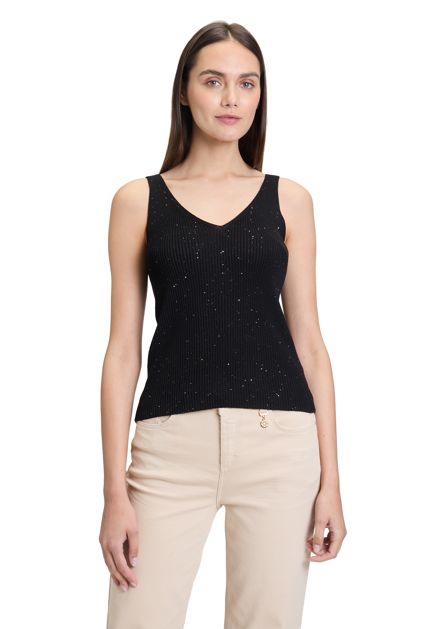 Cartoon Trägertop "Cartoon Strick-Top im Glitzer-Look" günstig online kaufen