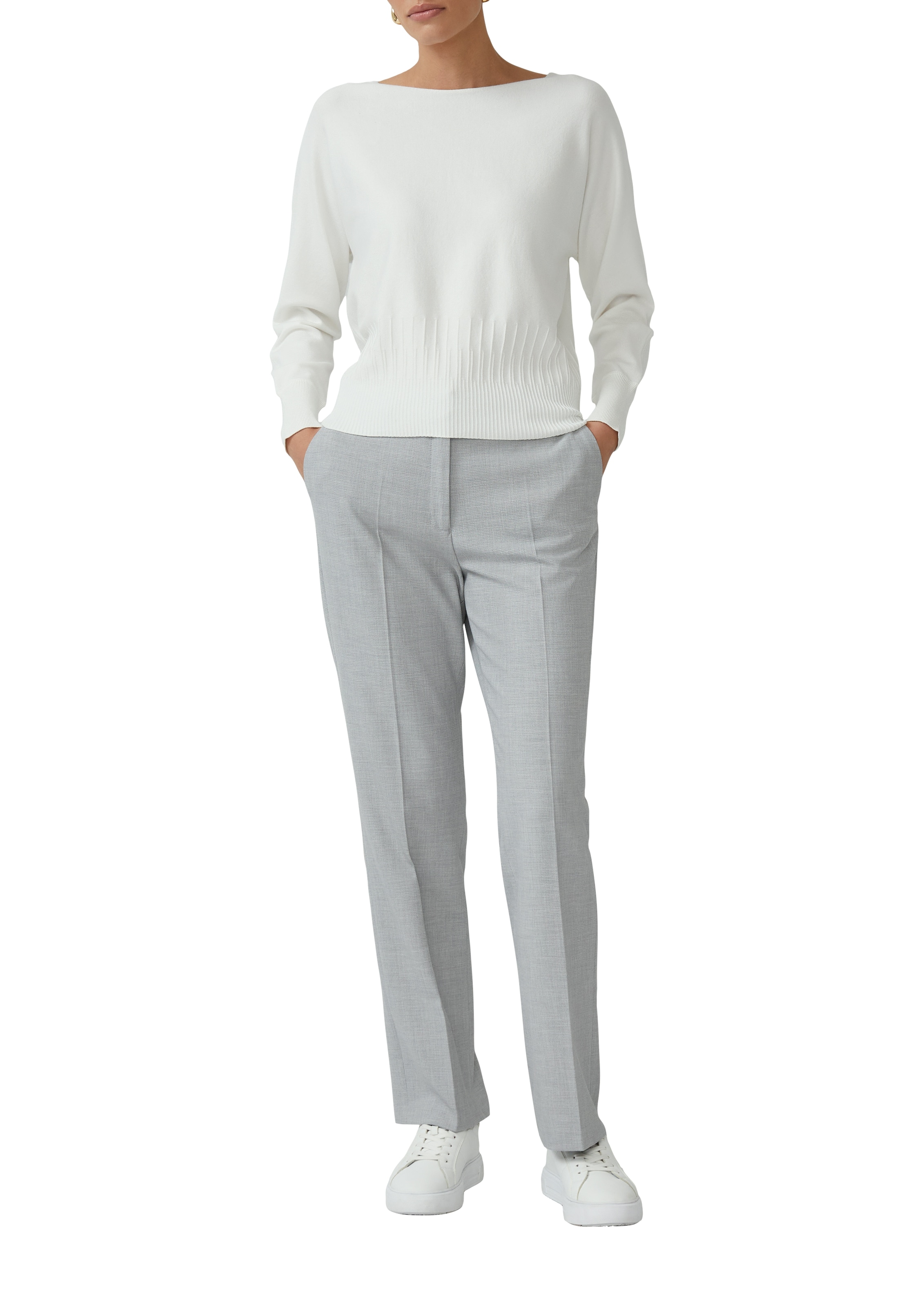 s.Oliver BLACK LABEL Strickpullover, mit Fledermausärmeln