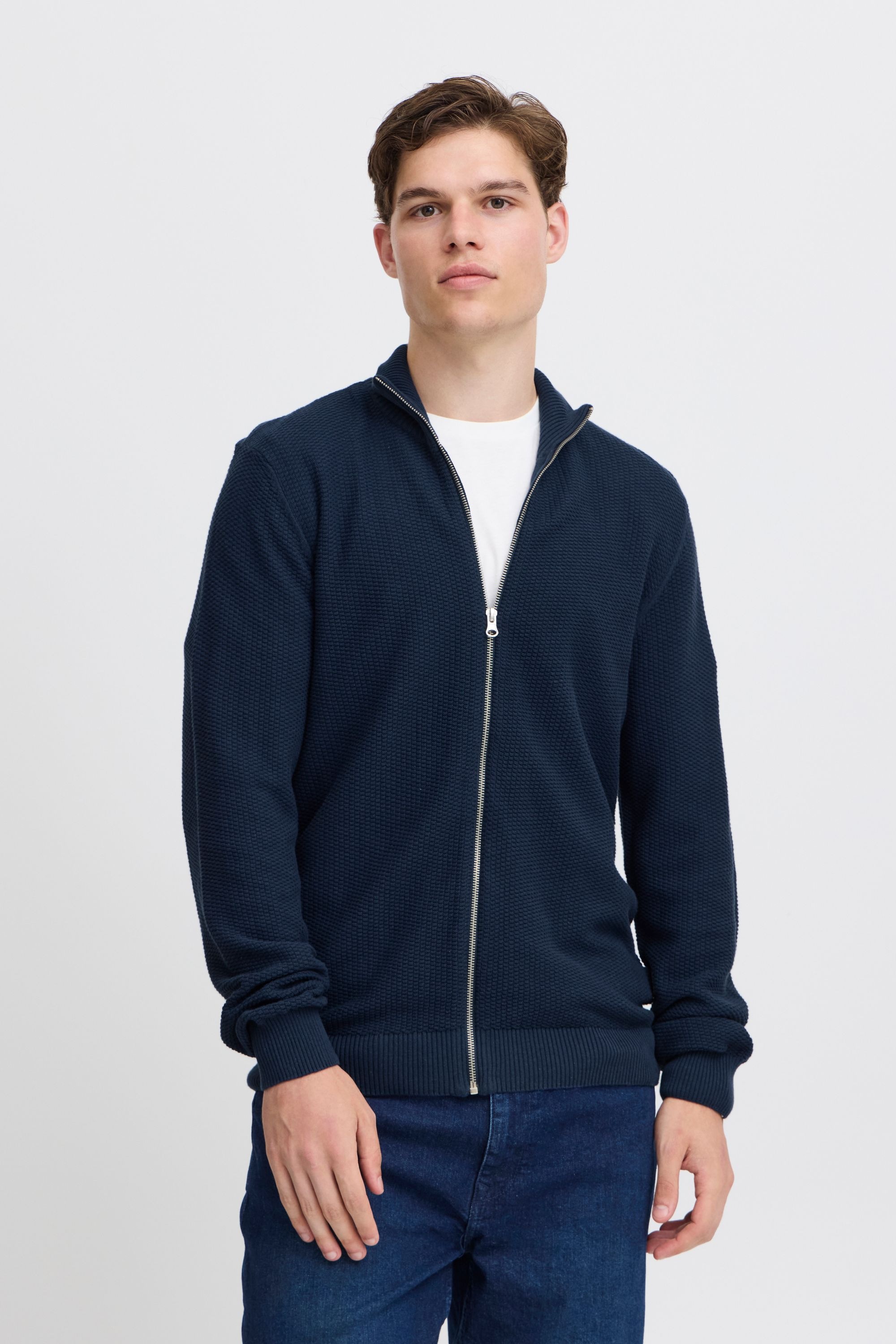 Blend Strickjacke "BHPullover", Stilvolle Strickjacke mit Reißverschluss günstig online kaufen