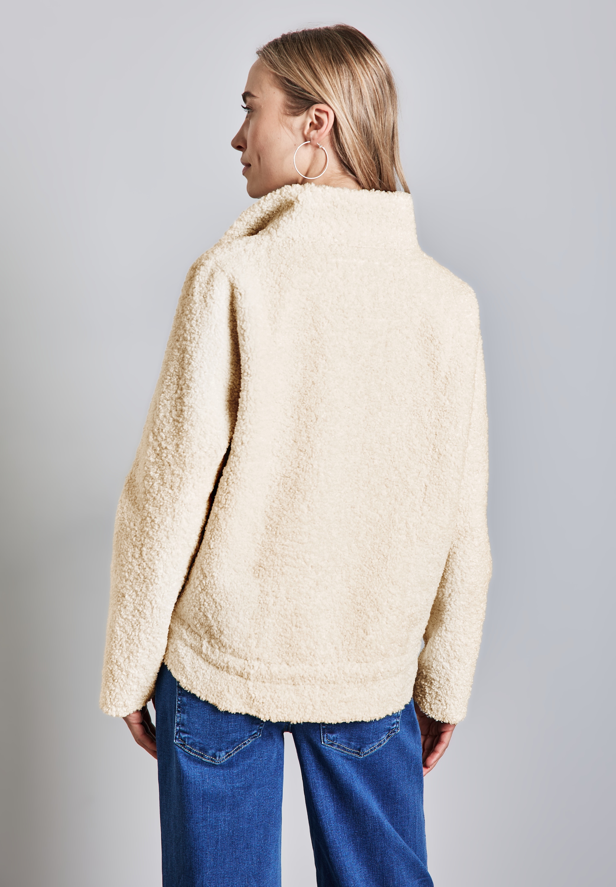 STREET ONE Jackenblazer, mit Shearling-Details