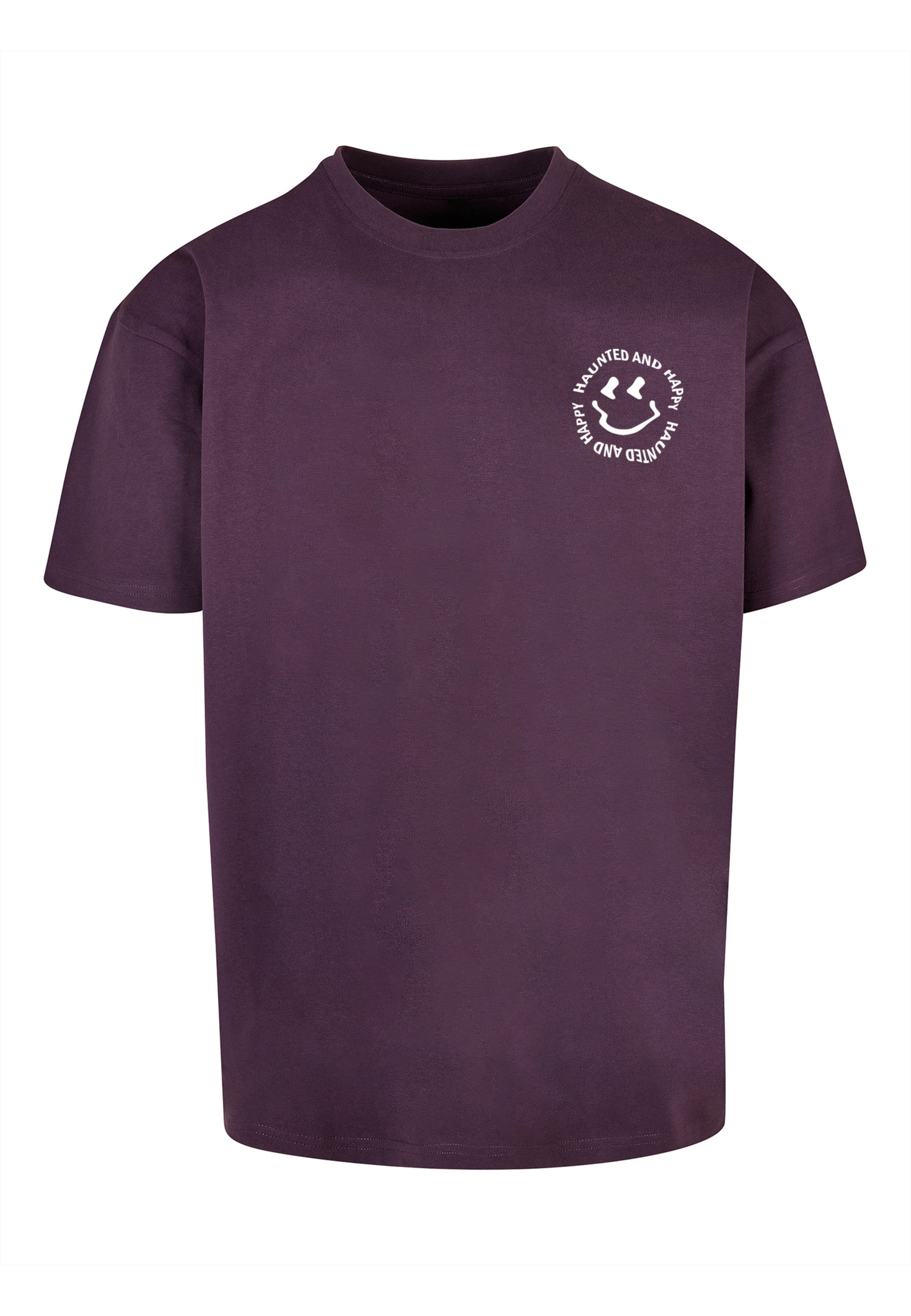 Merchcode T-Shirt "Merchcode Halloween - Haunted and Happy Tee" 1 Stk. günstig online kaufen