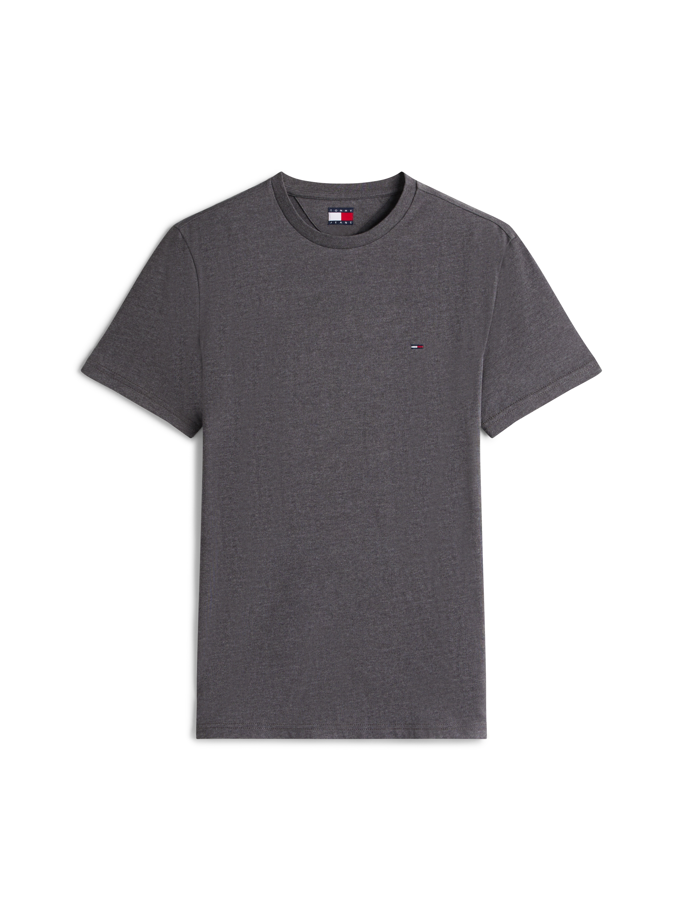 Tommy Jeans T-Shirt »TJM XSLIM JASPE HTR TEE EXT«, Mit Rundhalsausschnitt