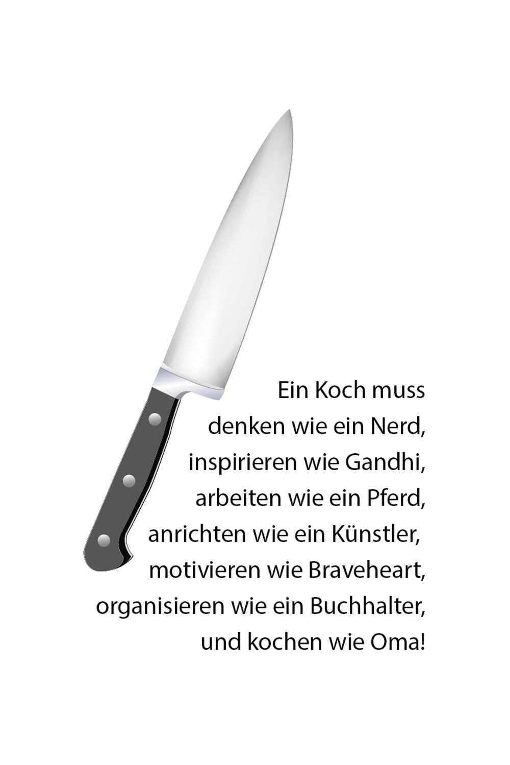 queence Wanddekoobjekt »Messer«