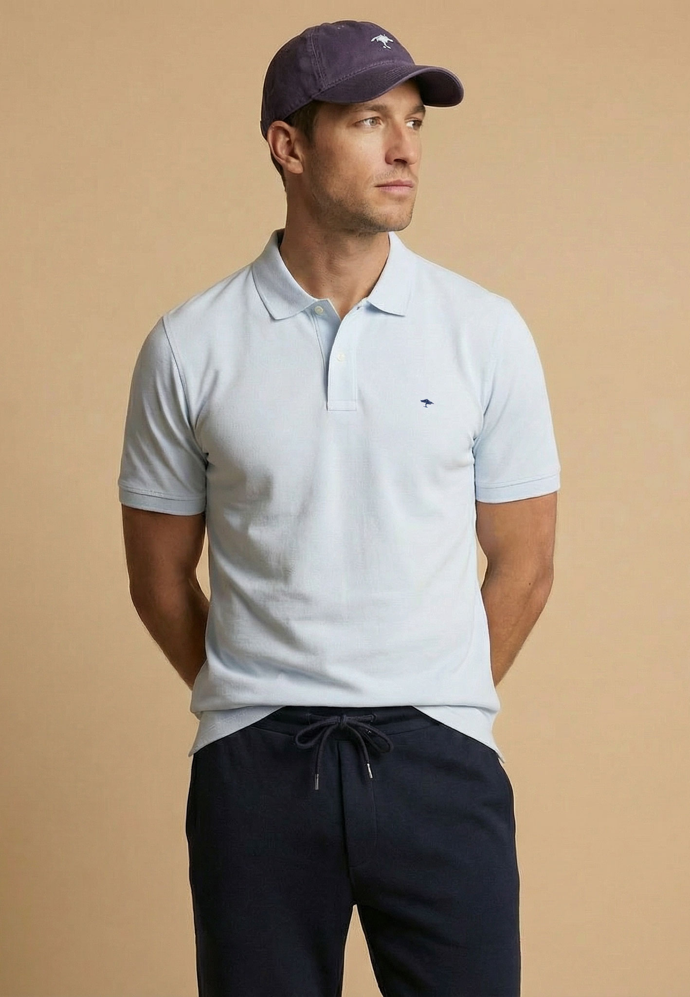 FYNCH-HATTON Poloshirt mit Logo Stickerei