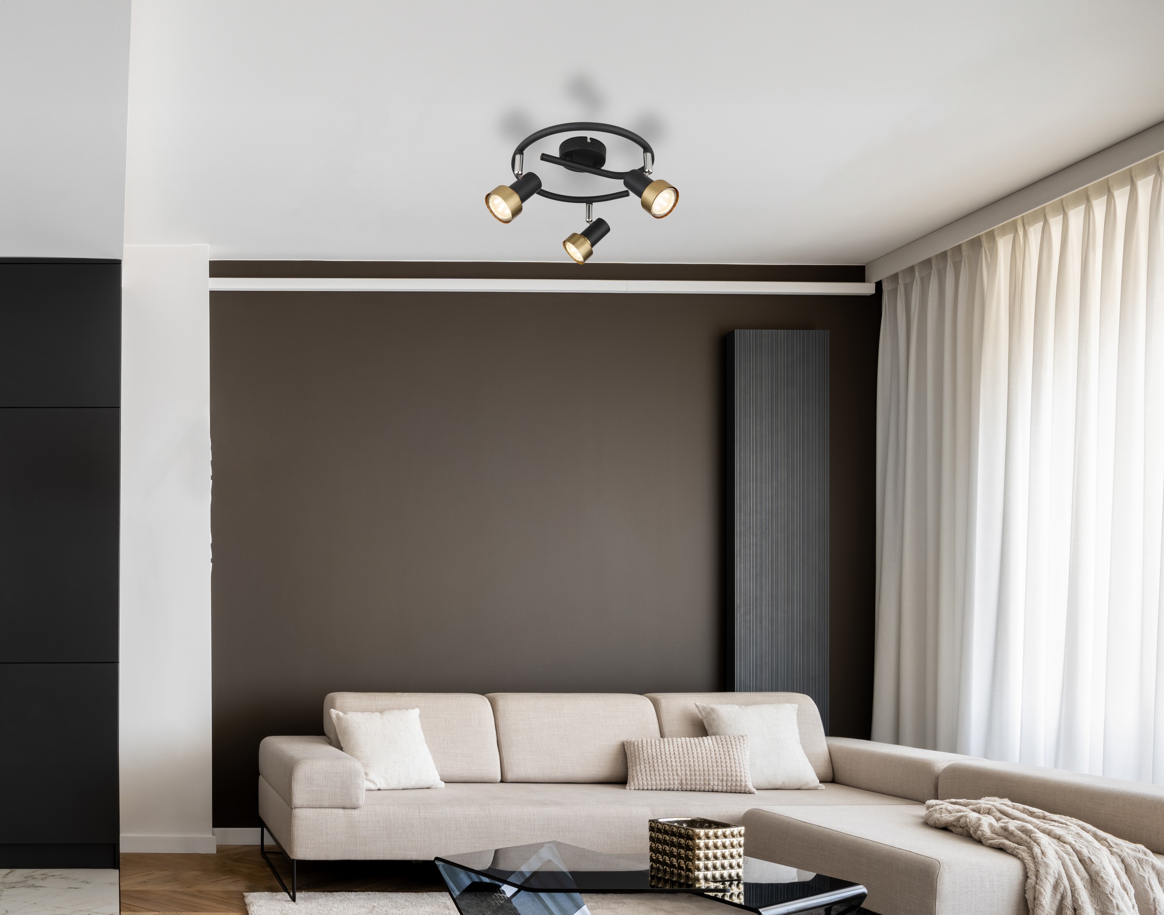 GLOBO LIGHTING Deckenstrahler »MASON« GU10 1 Stk. Spot Deckenspot Flur Schlafzimmer Wohnzimmer