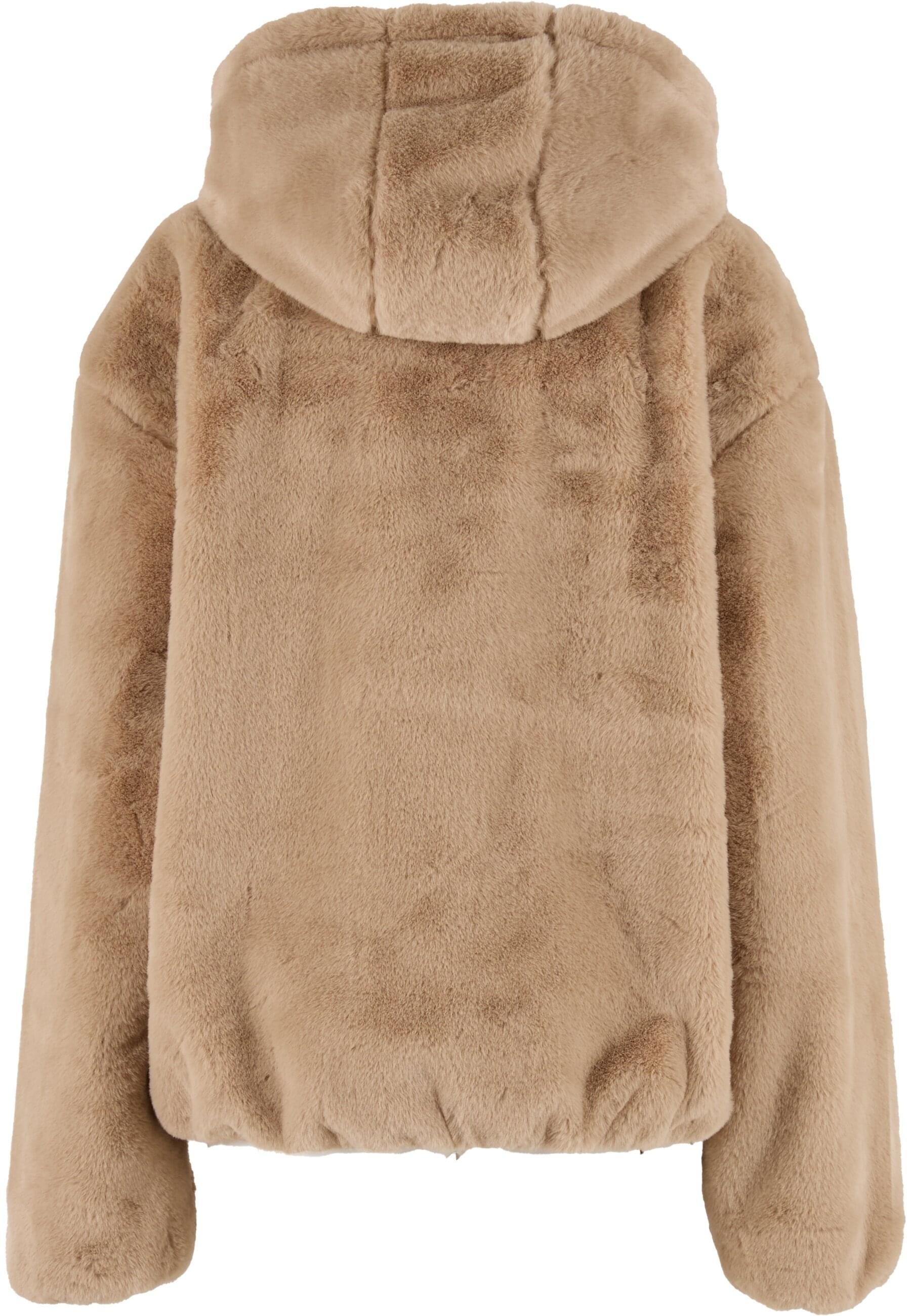 URBAN CLASSICS Sweatjacke »Urban Classics Full Zip Faux Fur Hoodie«