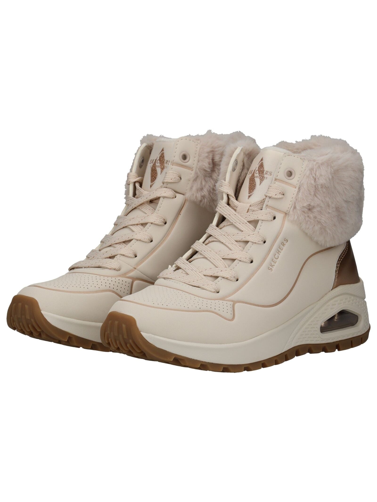 Skechers Schnürstiefelette »Skechers Stiefelette Lederimitat/Textil«