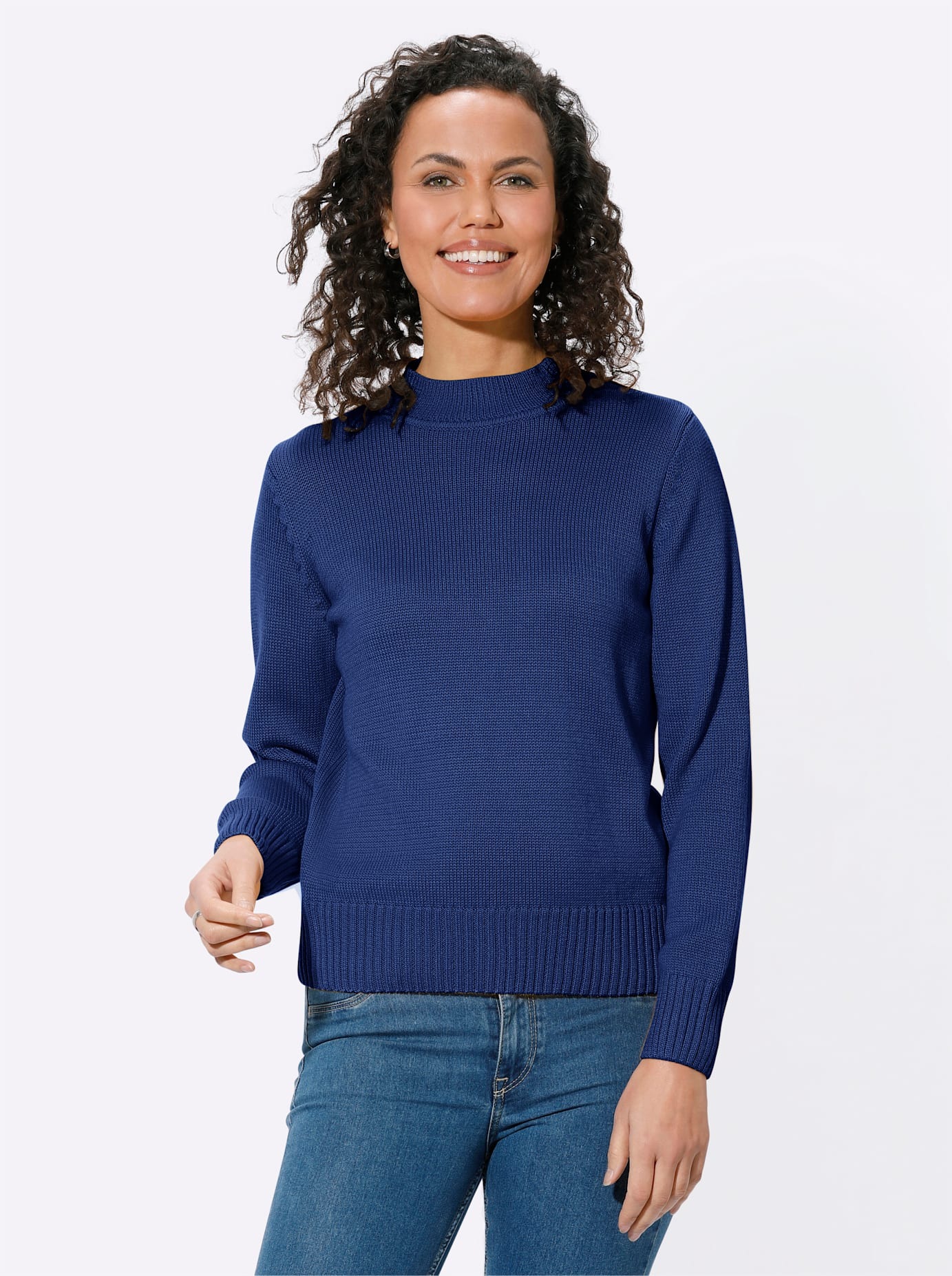 Casual Looks Stehkragenpullover »Pullover«