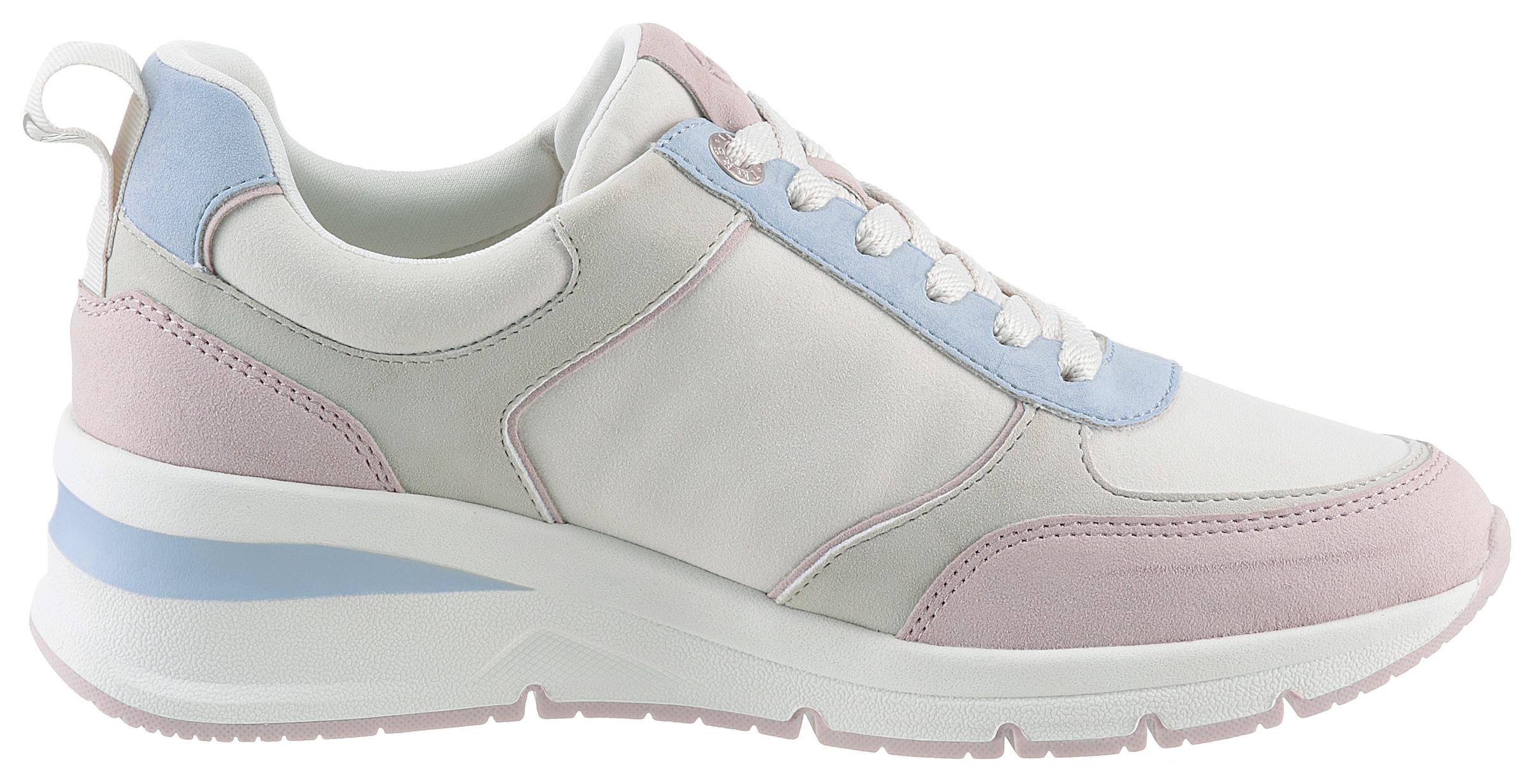 Tamaris Keilsneaker, Freizeitschuh, Halbschuh, Schnürschuh mit Außenreißverschluss