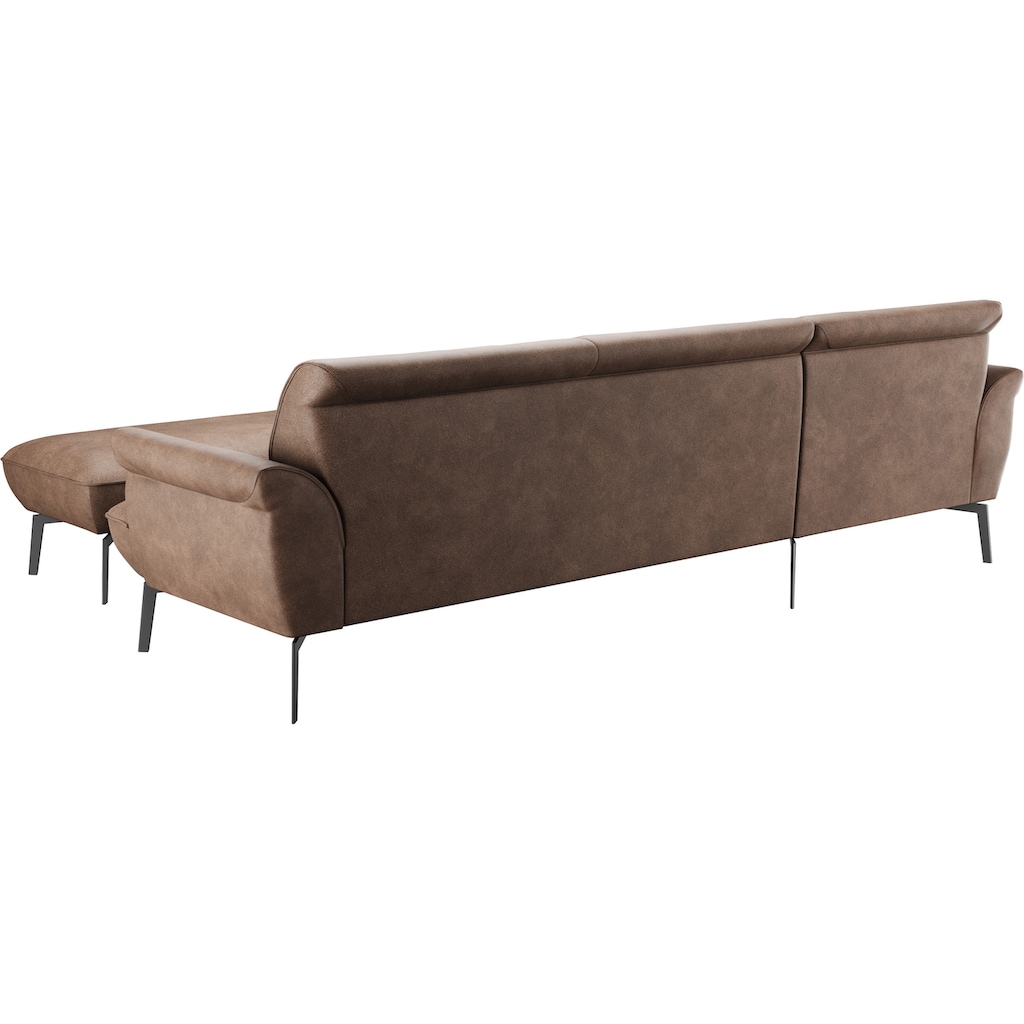 himolla Ecksofa »himolla 9900«, (mit Hocker)