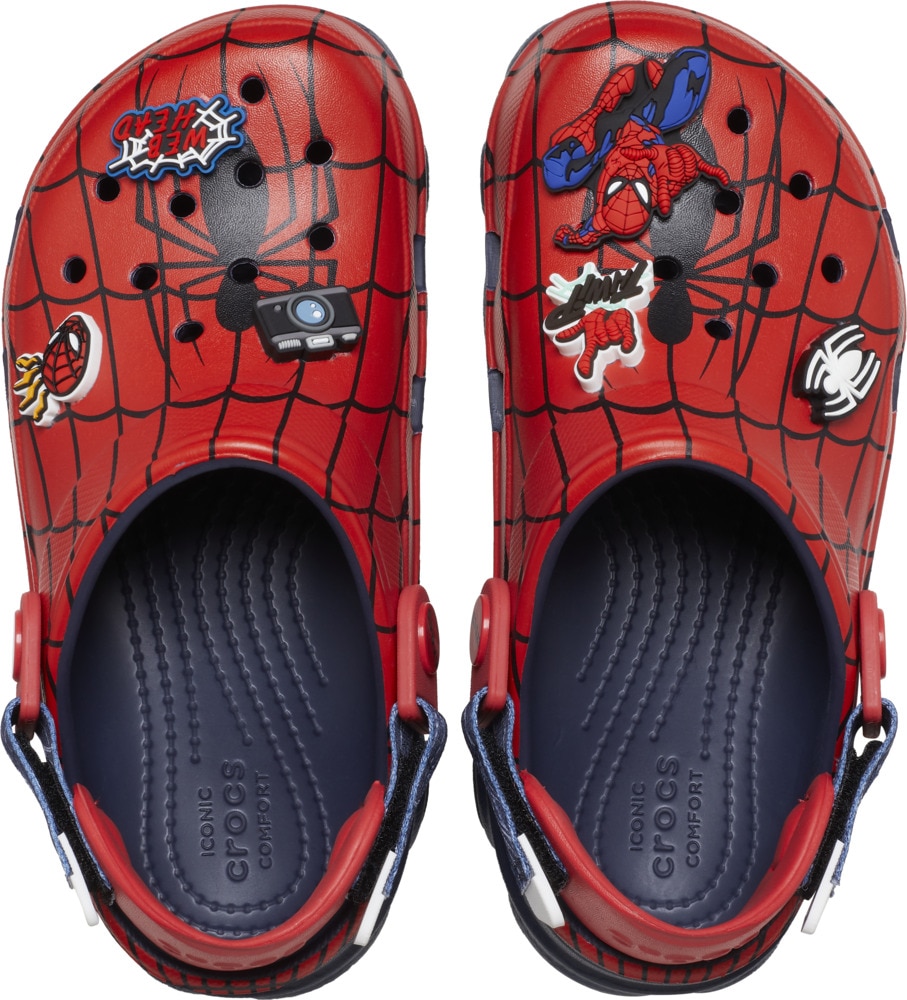 Crocs Clog »Spider Man All Terrain Clog K«, Hausschuh, Kindergartenschuh mit coolem Motiv