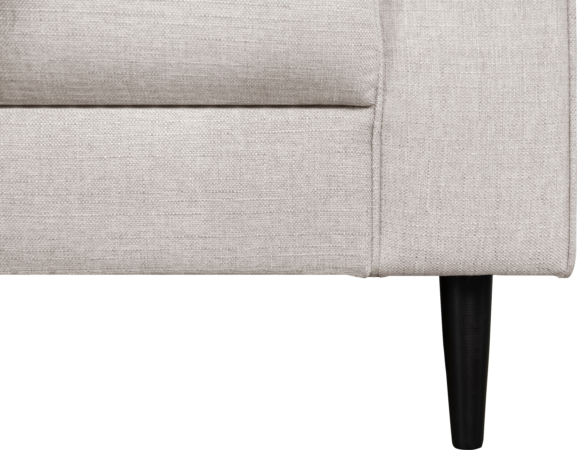 Home affaire Ecksofa »VEYRAS L-Form, hoher Sitzkomfort, Maße B/T/H: 230/150/76 cm«, mit Wellenunterfederung, incl. Rückenkissen und Zierkissen