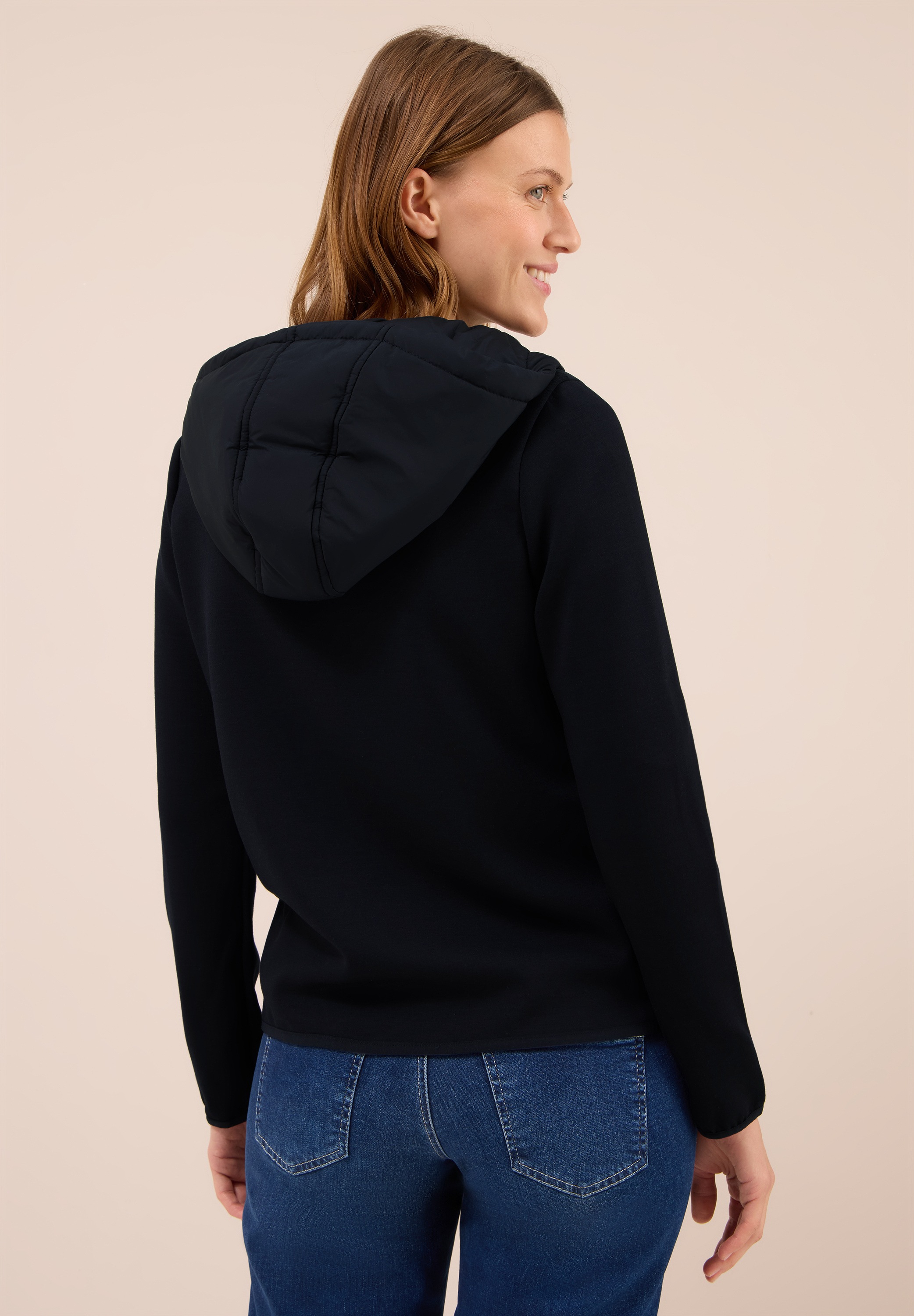 Cecil Steppjacke, mit Kapuze, aus softem Materialmix günstig online kaufen
