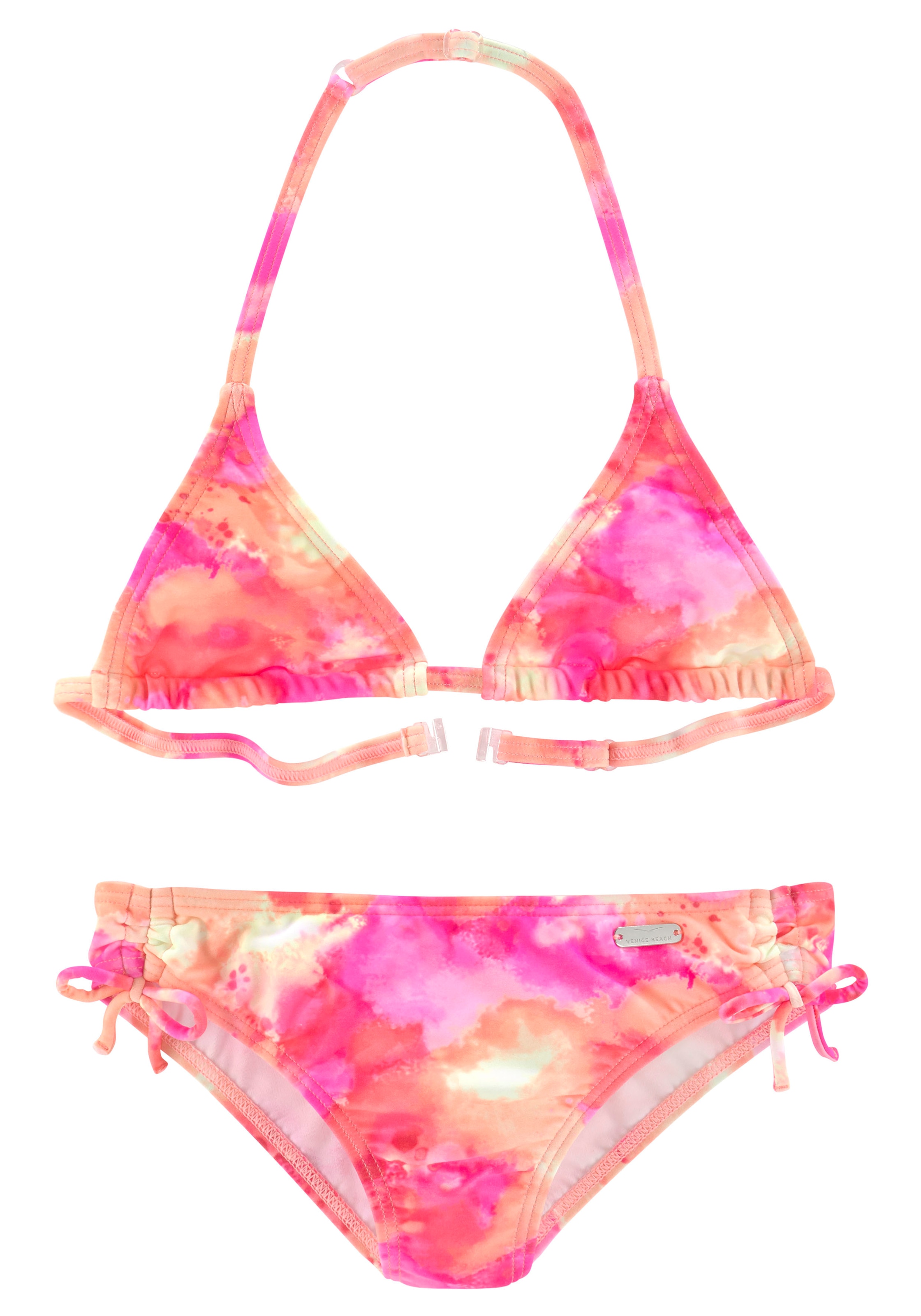 Venice Beach Triangel-Bikini "Epica Kids", im Neondruck