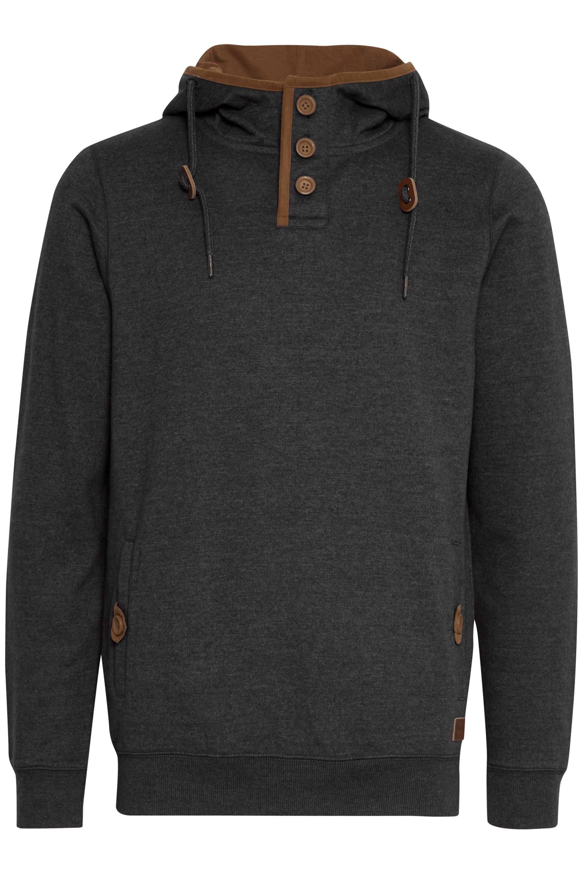 Blend Kapuzenpullover "BHAlexo", Kapuzenpullover mit Knopfverschluss am Kra günstig online kaufen