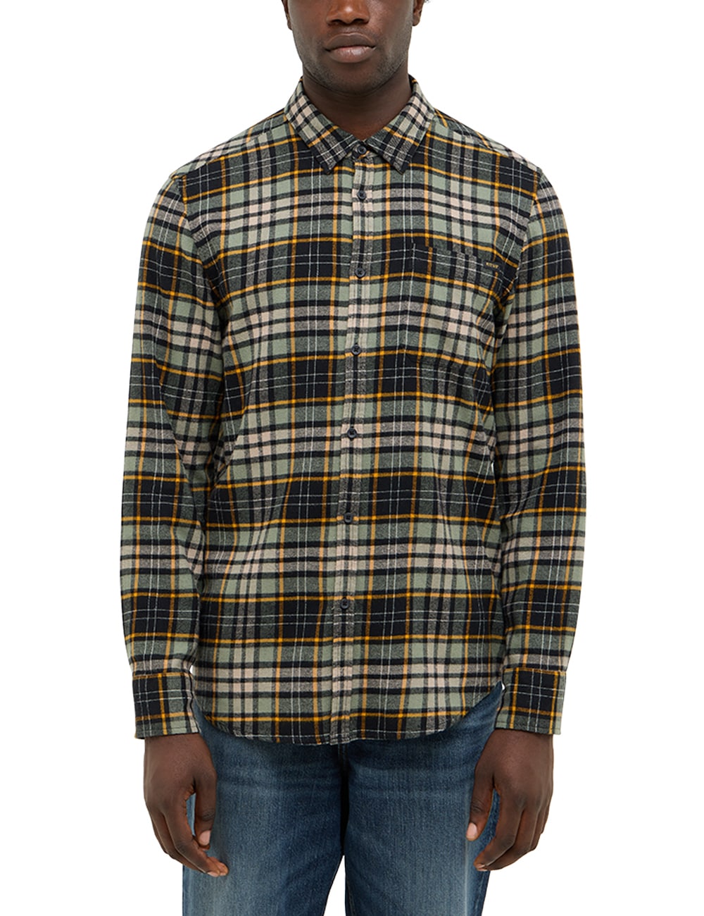 MUSTANG Langarmhemd "Herren Style Eastbridge" günstig online kaufen