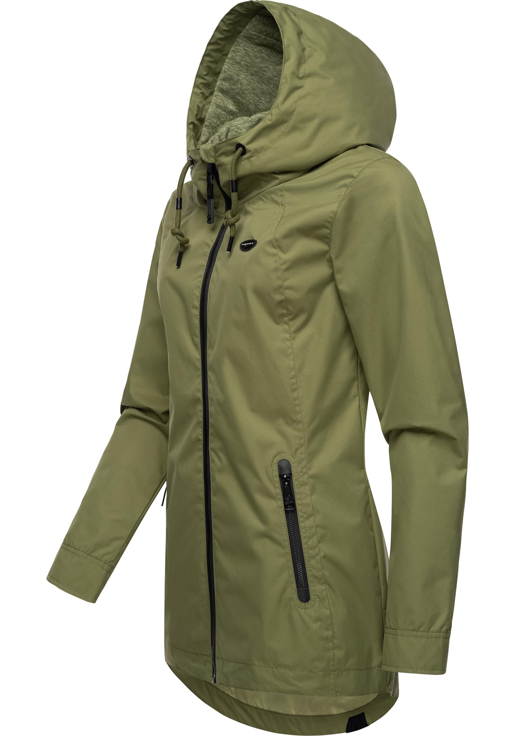 Ragwear Outdoorjacke »Zuzka«, mit Kapuze, stylische Übergangsjacke mit großer Kapuze