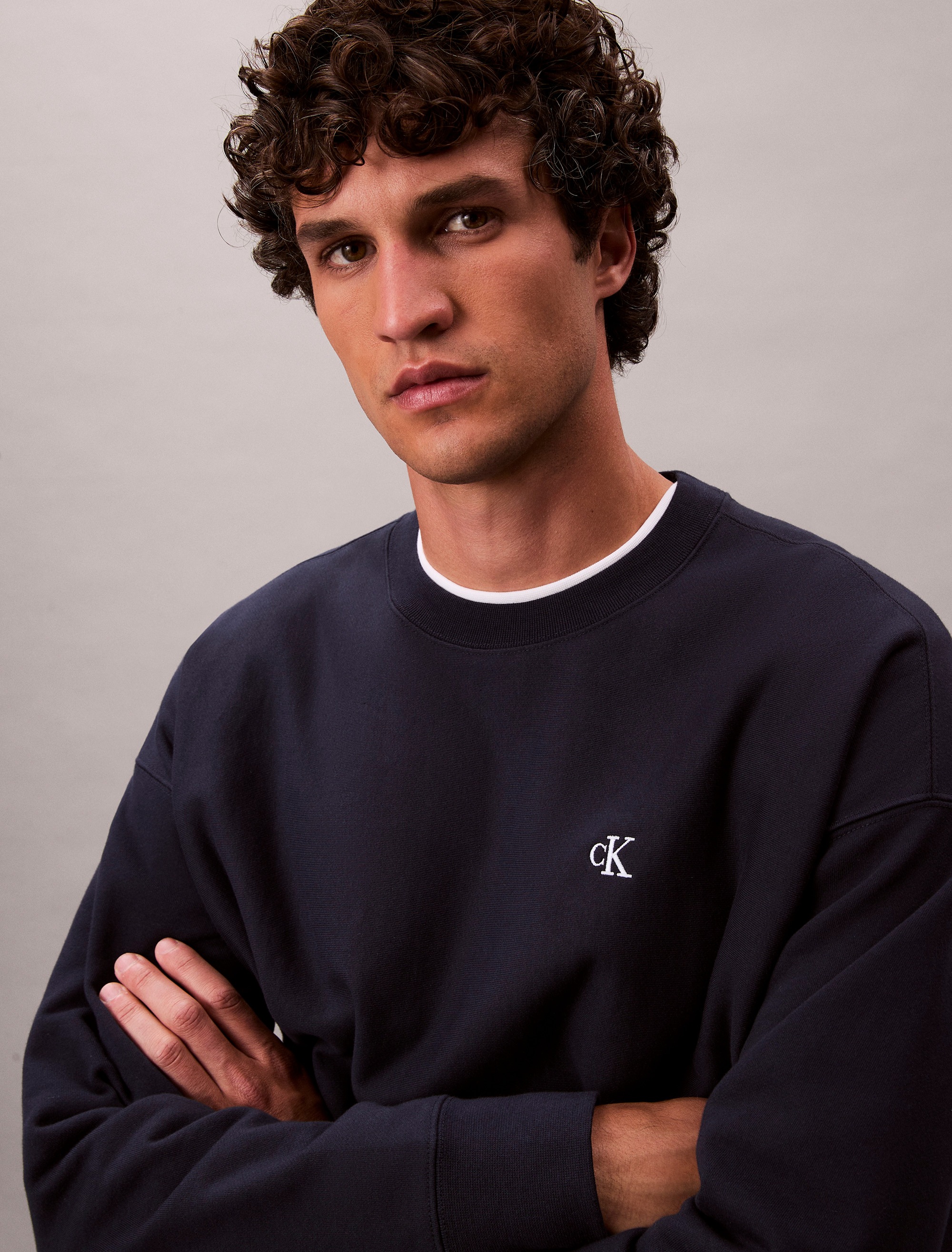 Thumbnail - Calvin Klein Jeans Sweatshirt, regular fit, Rundhalsausschnitt