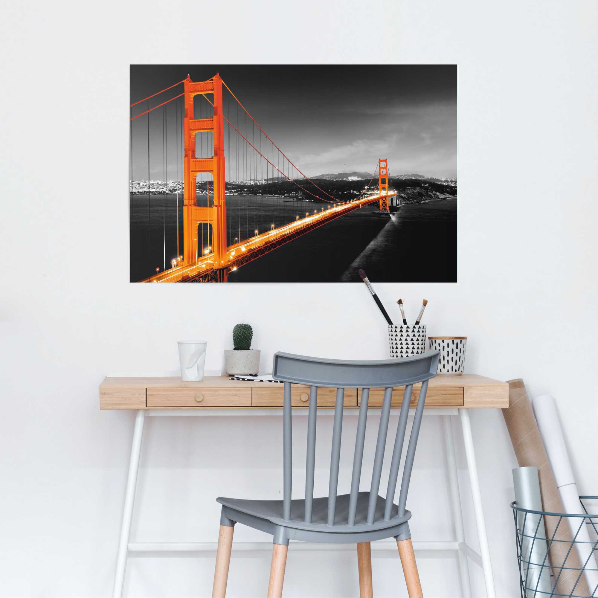 Reinders Poster "San Fransisco Golden Gate Brücke" 1 Stk. tlg. günstig online kaufen