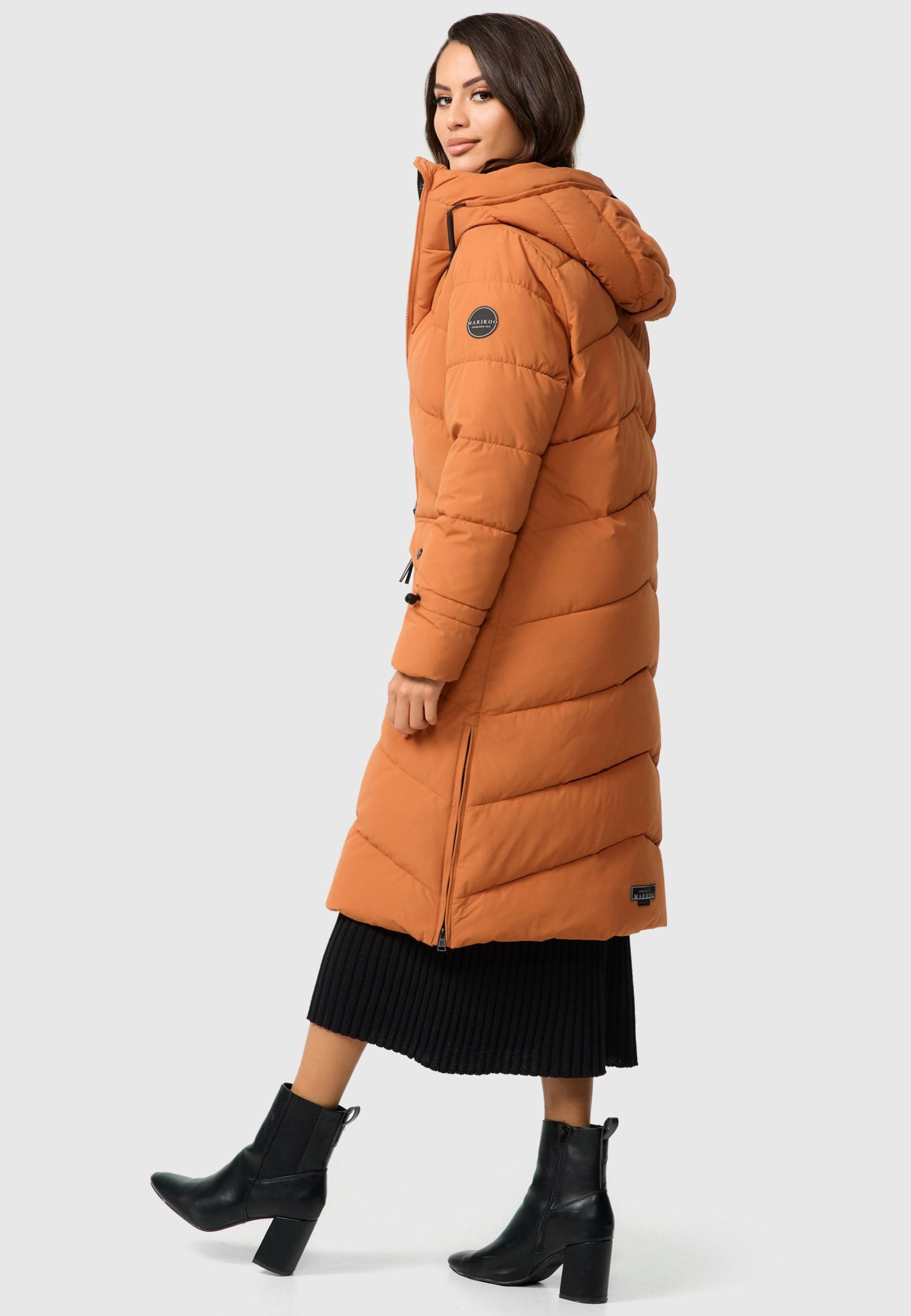 Marikoo Winterjacke »Tomomii XVI«, warmer Winter Stepp Mantel mit Kapuze