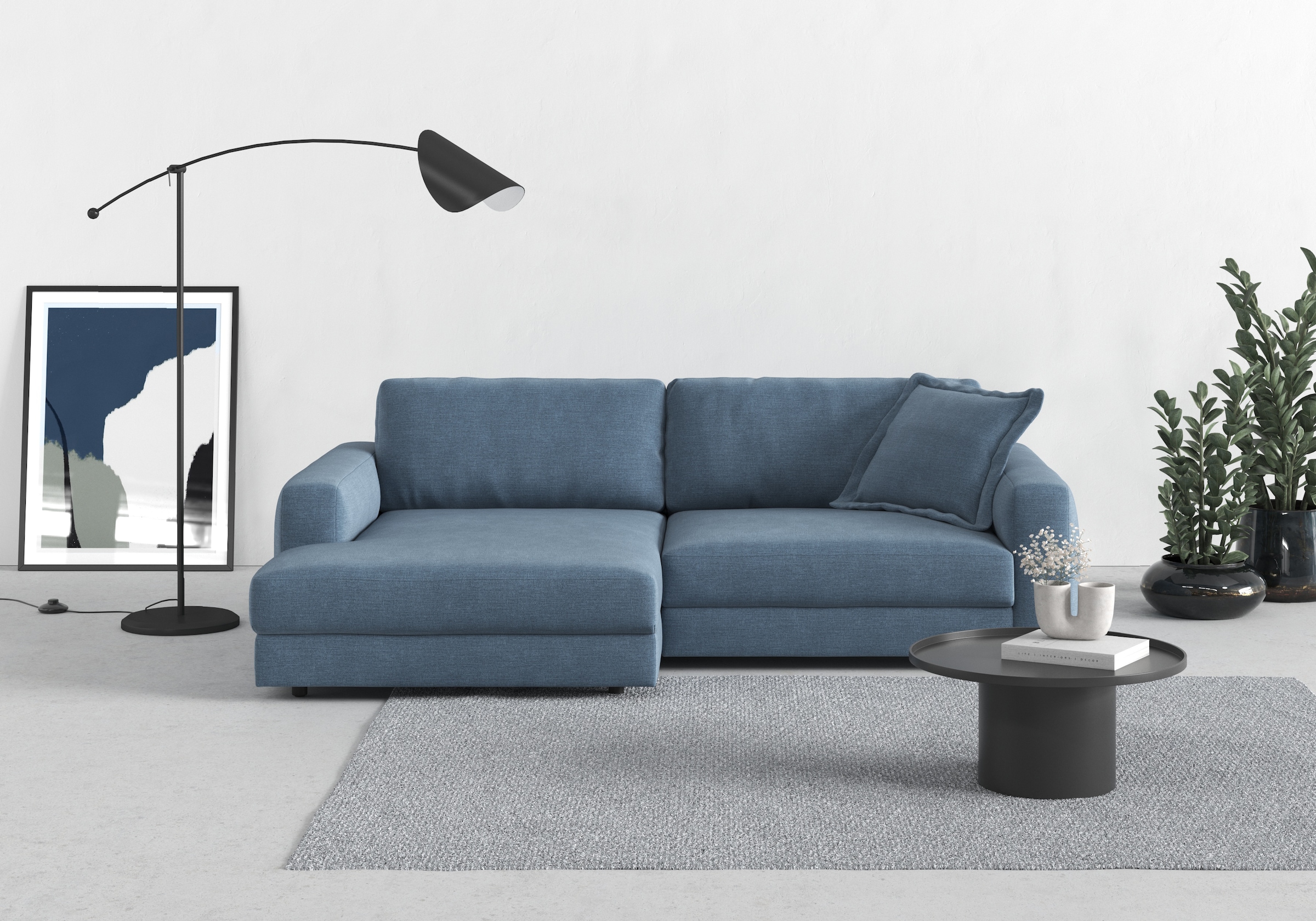 TRENDMANUFAKTUR Ecksofa "Bourbon Mega Ecke mit tollem Sitzkomfort, Breite 2 günstig online kaufen