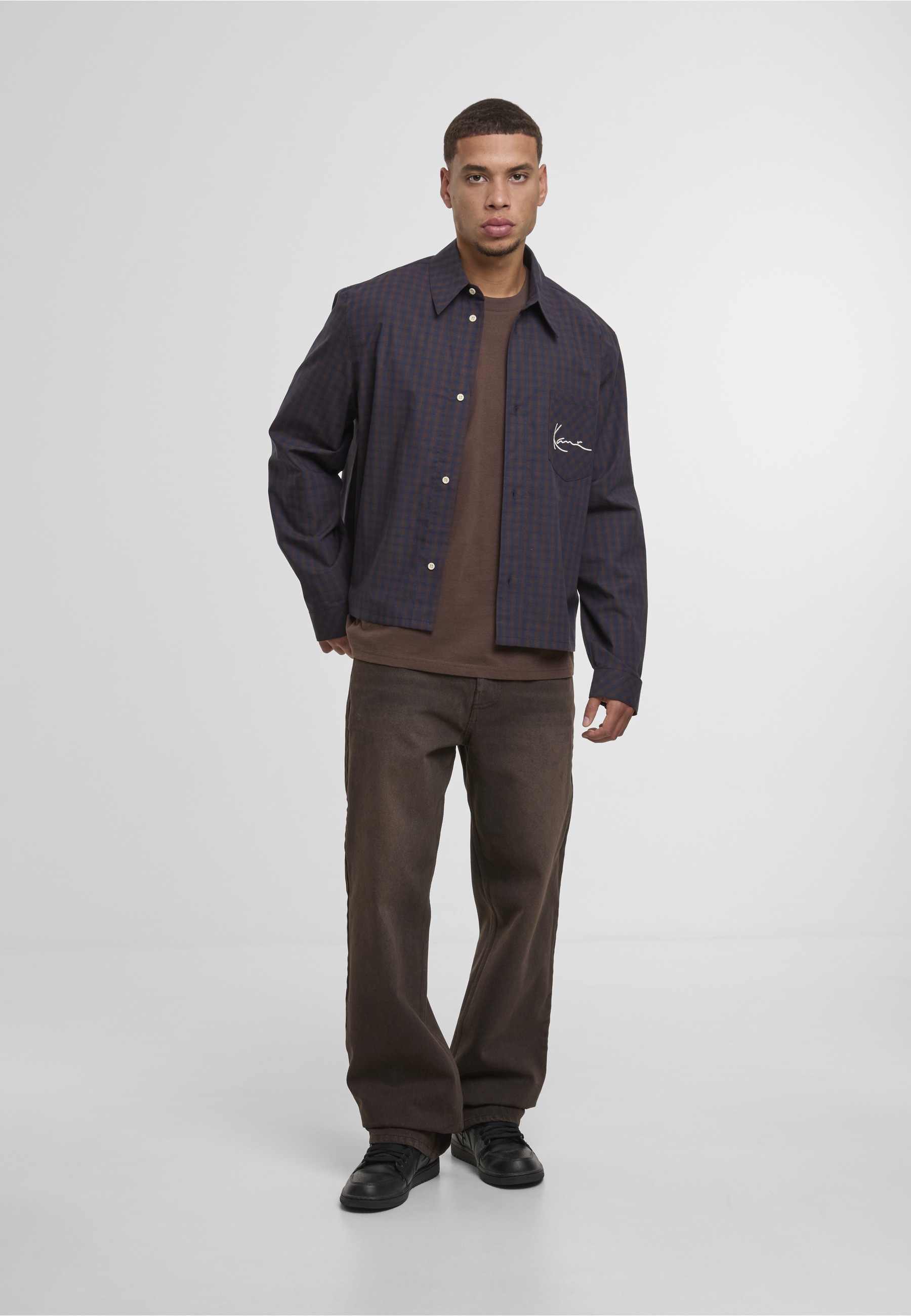 Karl Kani Langarmhemd »Karl Kani Signature Check Boxy Shirt« 1
