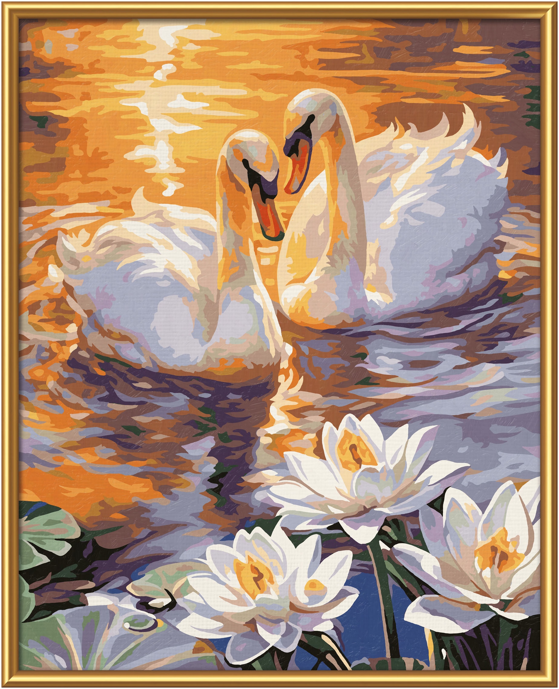 Schipper Malen nach Zahlen »Meisterklasse Klassiker - Verliebte Schwäne« Made in Germany