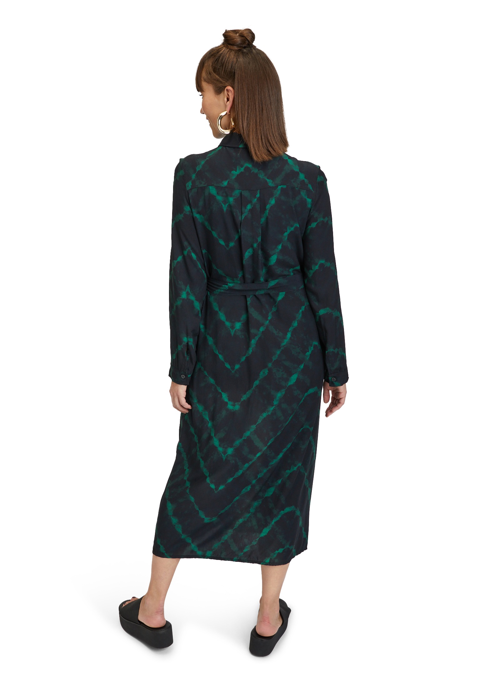 Cartoon Druckkleid »Cartoon Casual-Kleid mit Gürtel«, Material