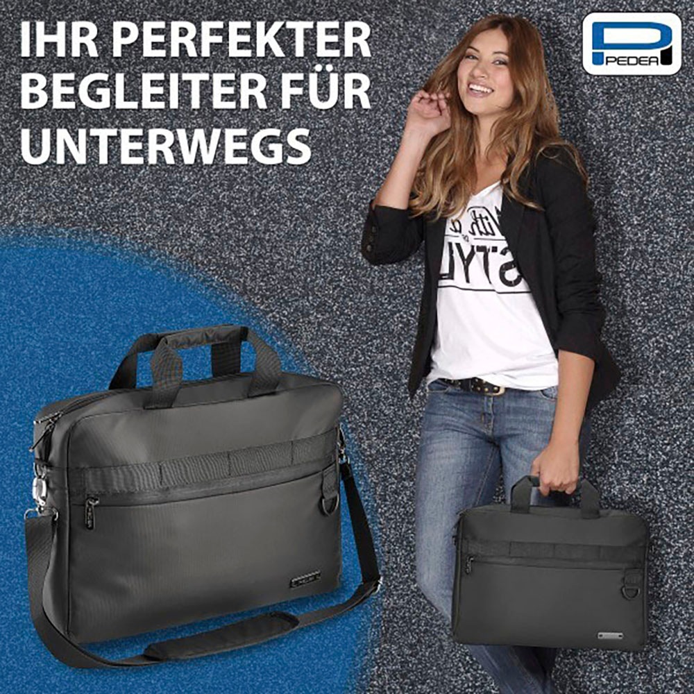 PEDEA Laptoptasche »Notebooktasche Clutch 15,6 (39,6cm)«, (1 tlg.), Umhängetasche mit Tablet Fach
