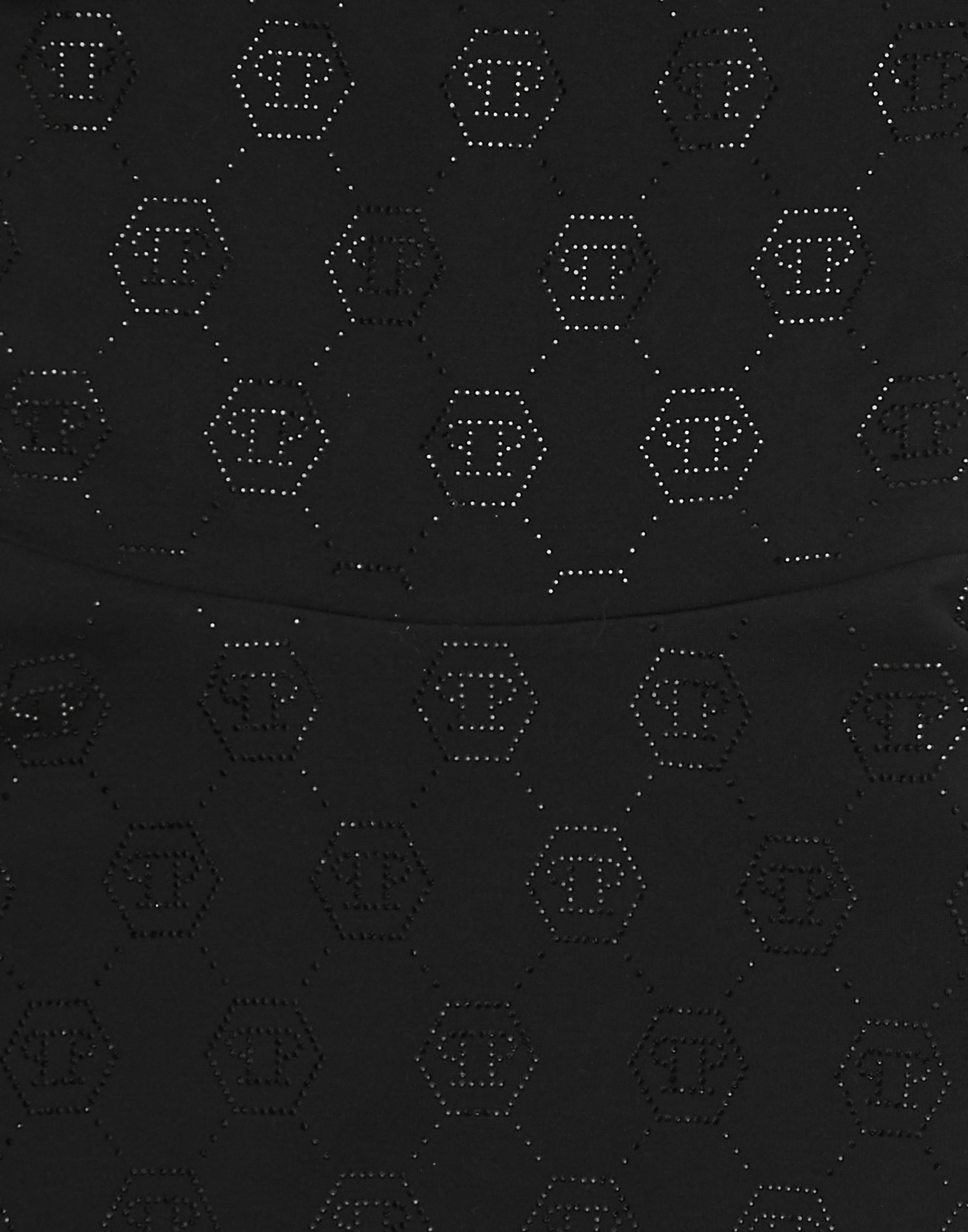 PHILIPP PLEIN Minikleid »Monogram Mit Schmucksteinen«