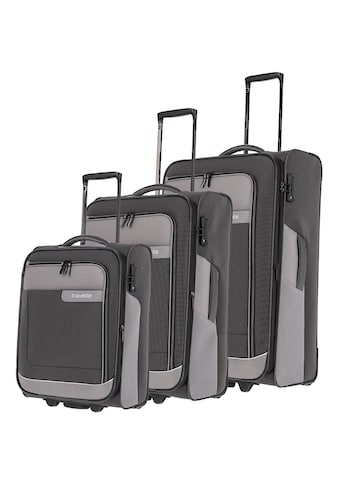 Trolleyset »VIIA L/M/S, 2w«, (3 tlg.), Kofferset Reisegepäck mit erweiterbarem Volumen...