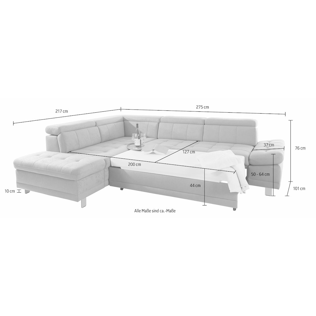 sit&more Ecksofa »Limit«