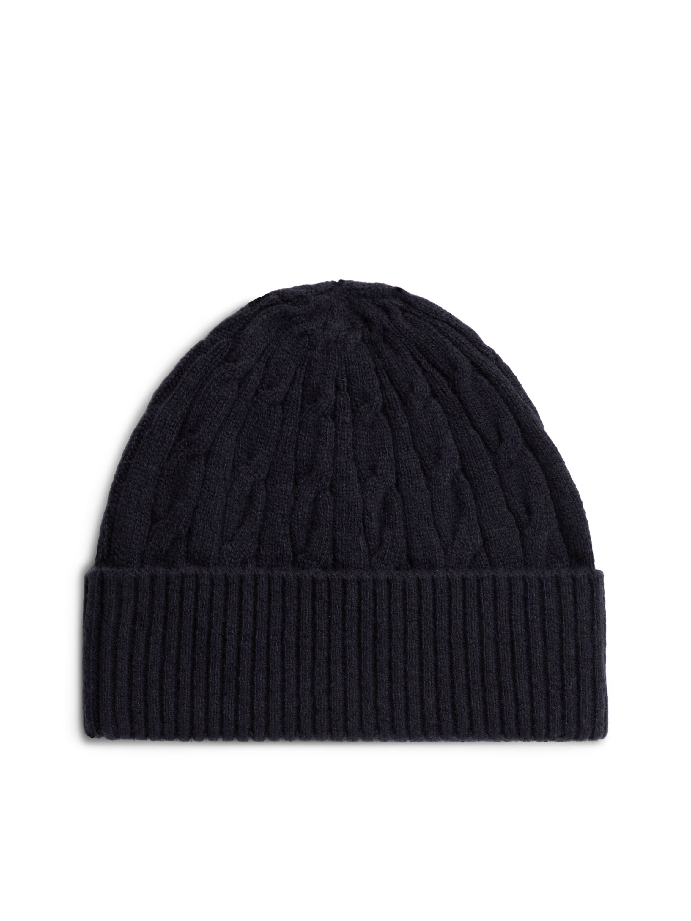 Tommy Hilfiger Beanie »TH FLAG CABLE« aus Lammwollmix mit Zopfmuster