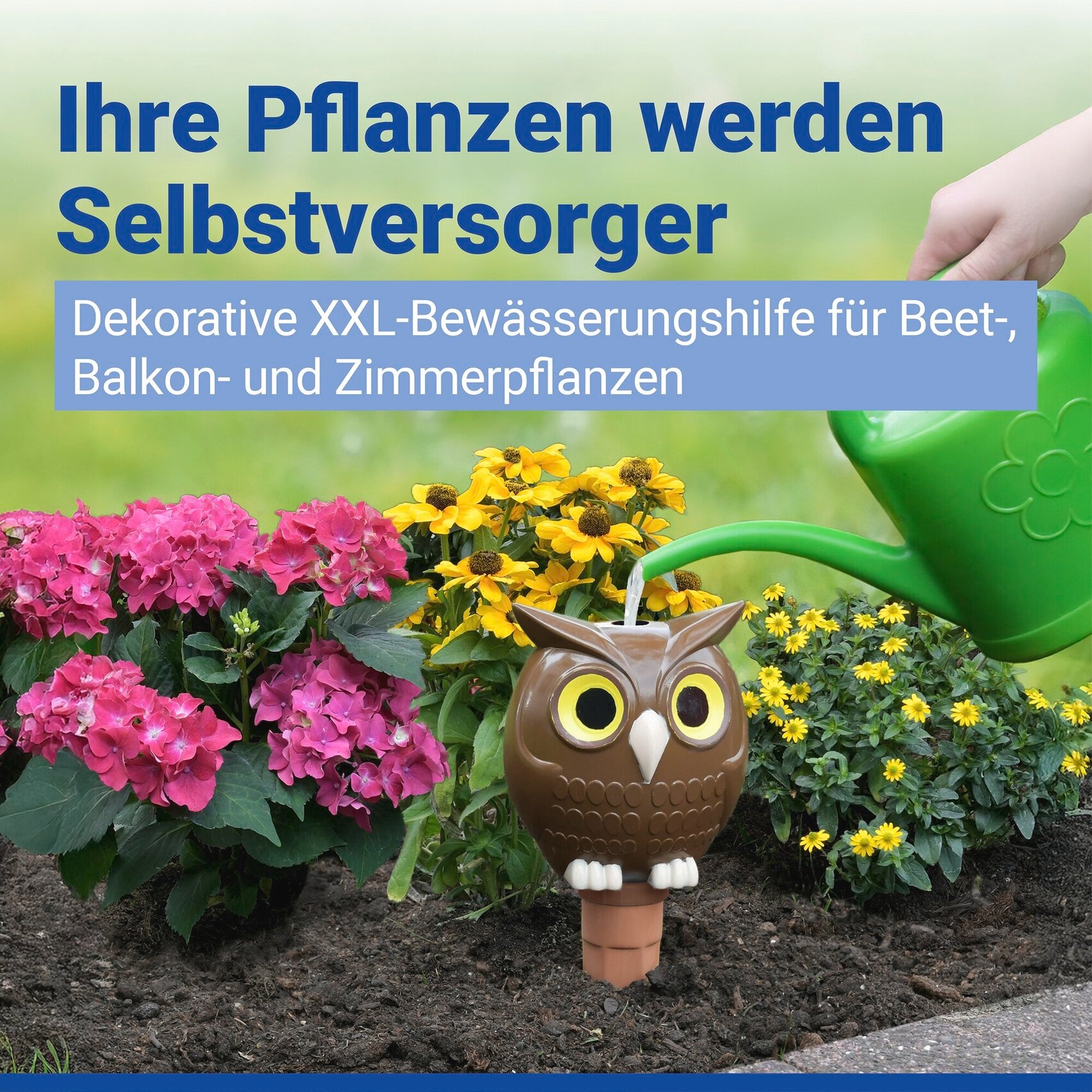 Maximex Bewässerungssystem »Eule JUMBO« ()  Bewässerungsspike, 1,6 l, für automatische Pflanzenbewässerung