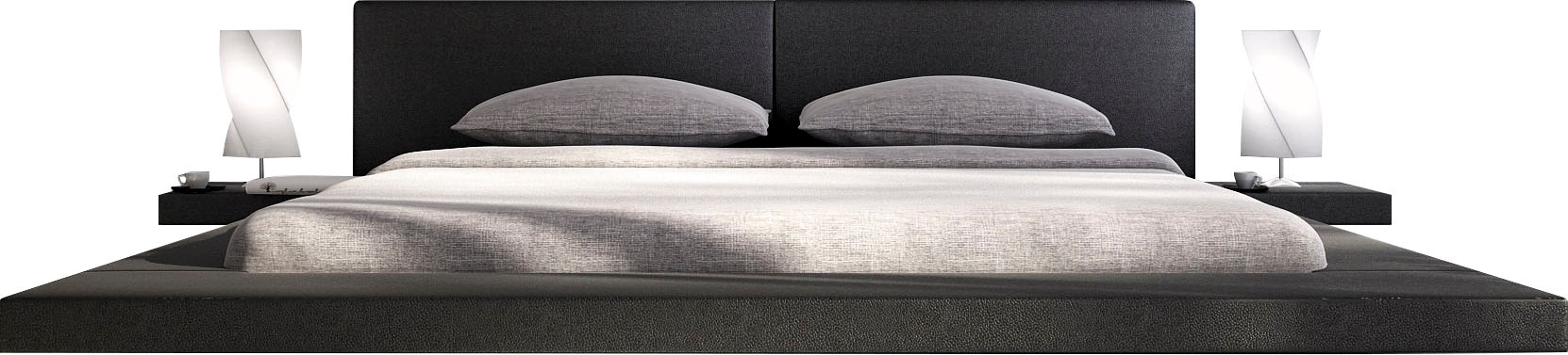 SalesFever Polsterbett, Stilvolles Lounge-Bett mit integriertem Nachttisch günstig online kaufen