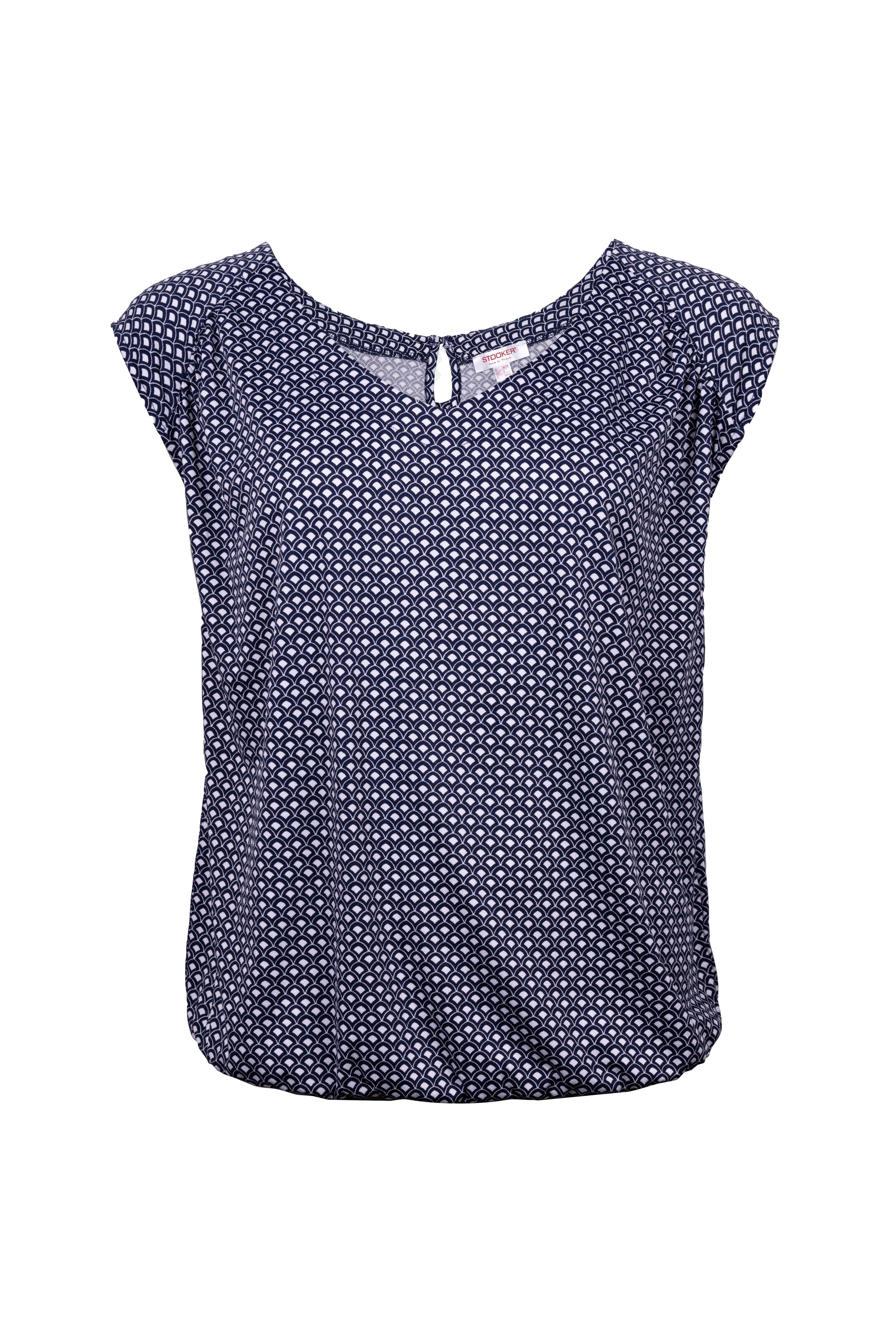 STOOKER WOMEN Shirttop "VEGA Print Top" Blusentop Regular Fit für Damen
