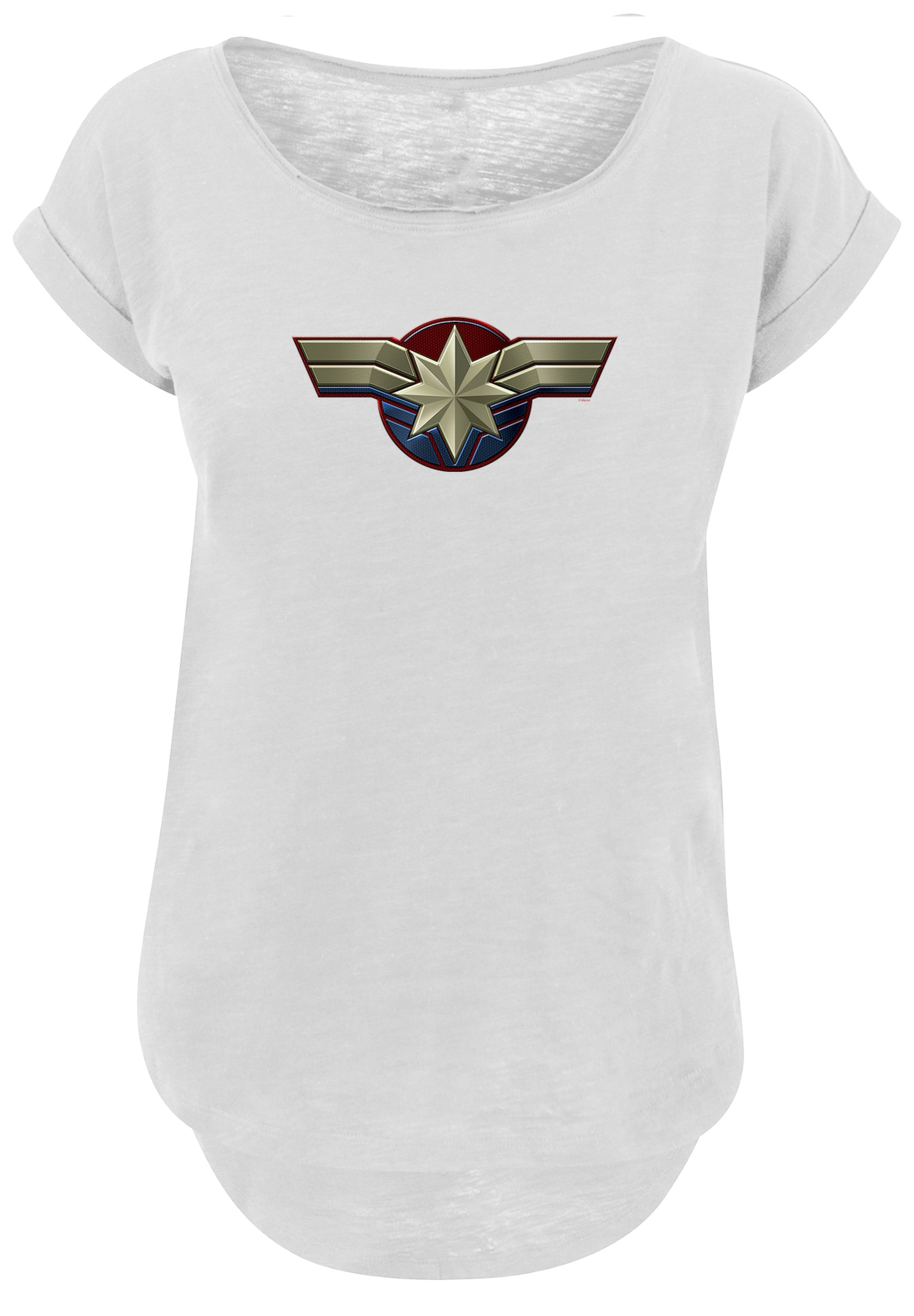 F4NT4STIC T-Shirt »Marvel Captain Marvel Chest Emblem«, Print