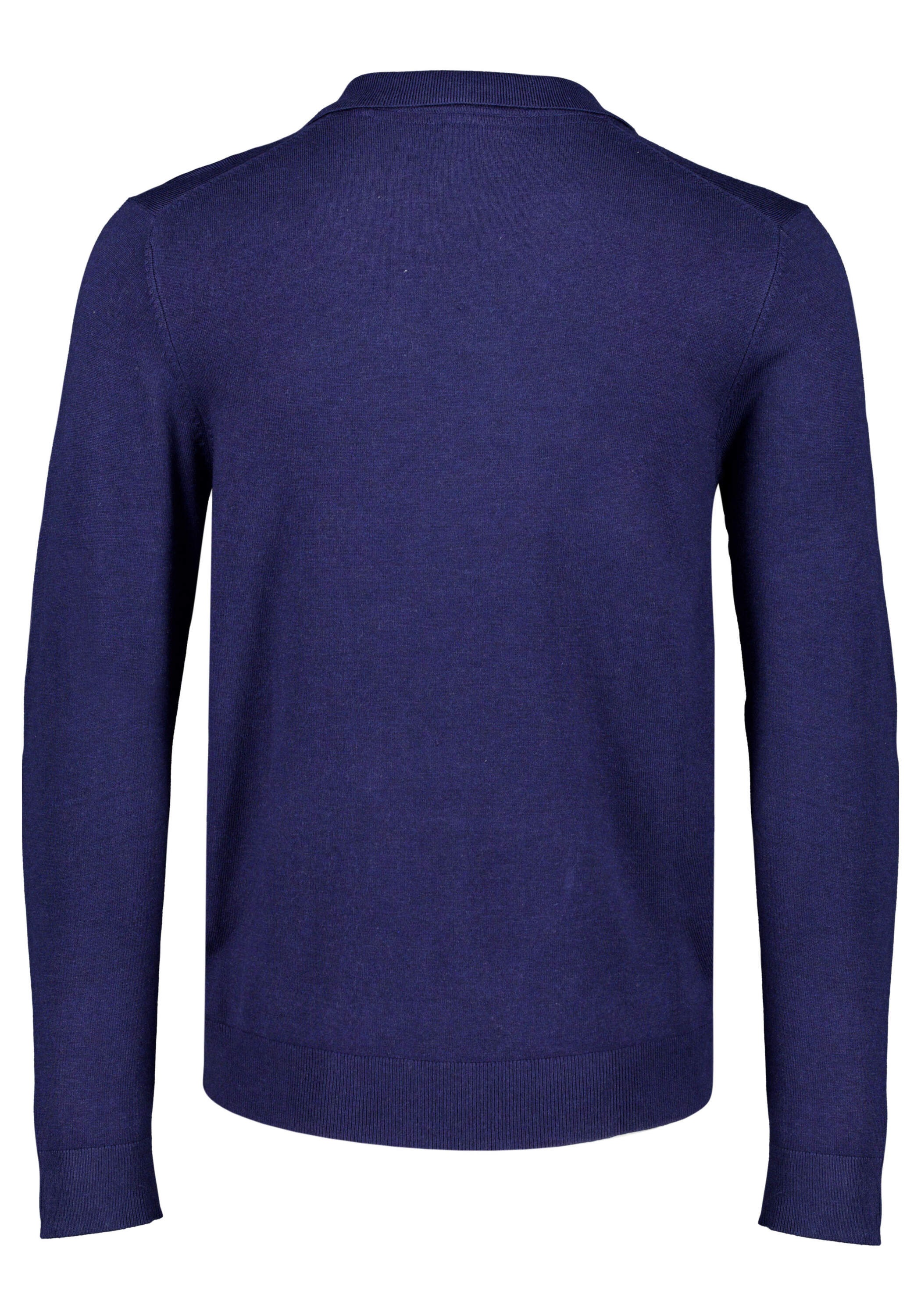 Strickpullover LINDBERGH "Strickpullover Slim Fit", Herren, Gr. S, blau moon mix, Obermaterial: 80% Viskose, 20% Nylon, V-Ausschnitt, Pullover Strickpullover