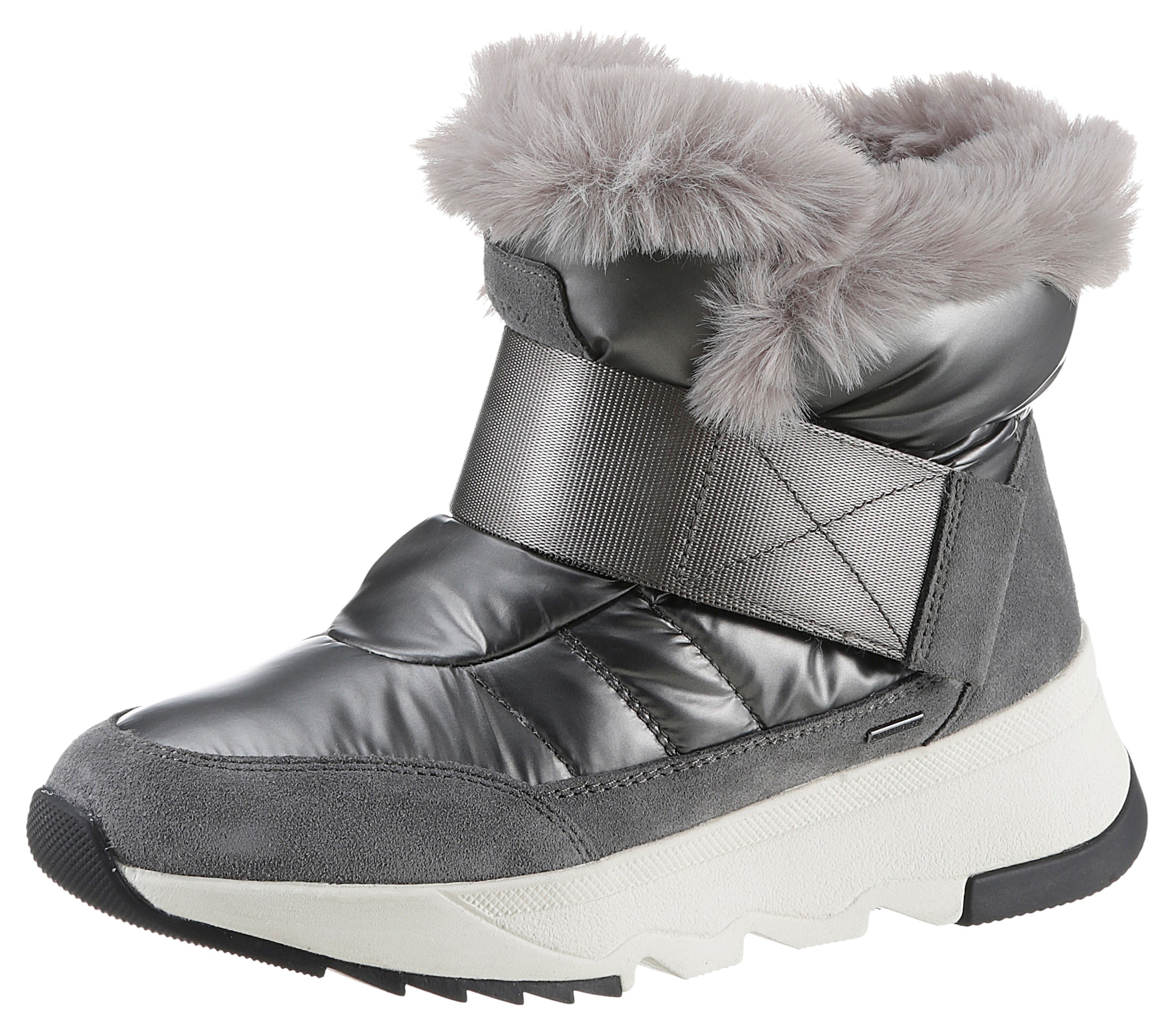 Geox Winterboots "D FALENA B ABX", Schnee, Winter, Keilabsatz, Schlupfschuh mit TEX-Ausstattung