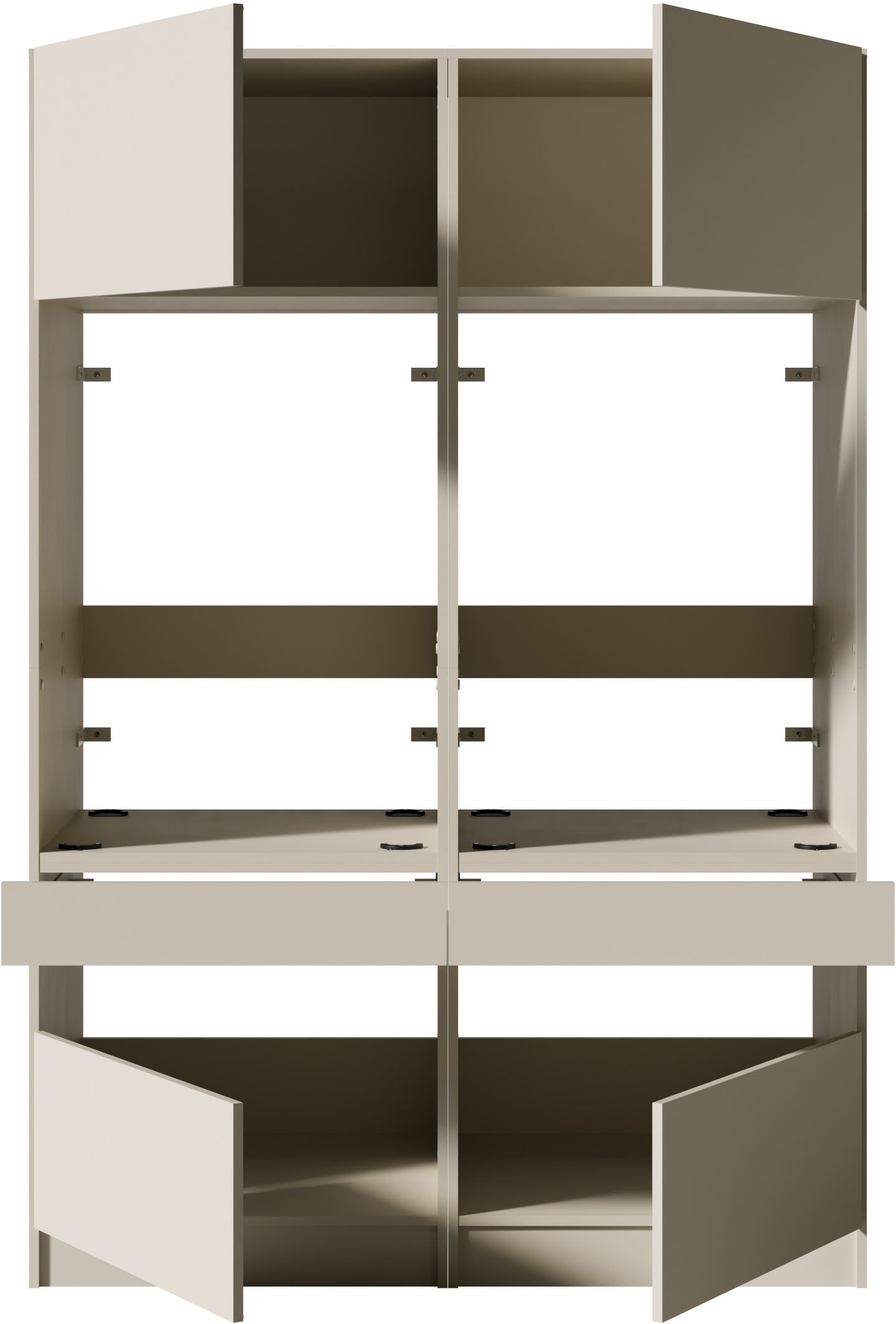 BASIC by Balculina Mehrzweckschrank-Set »Washhome B/T/H 135x68x200 cm« 2 Stk. tlg.