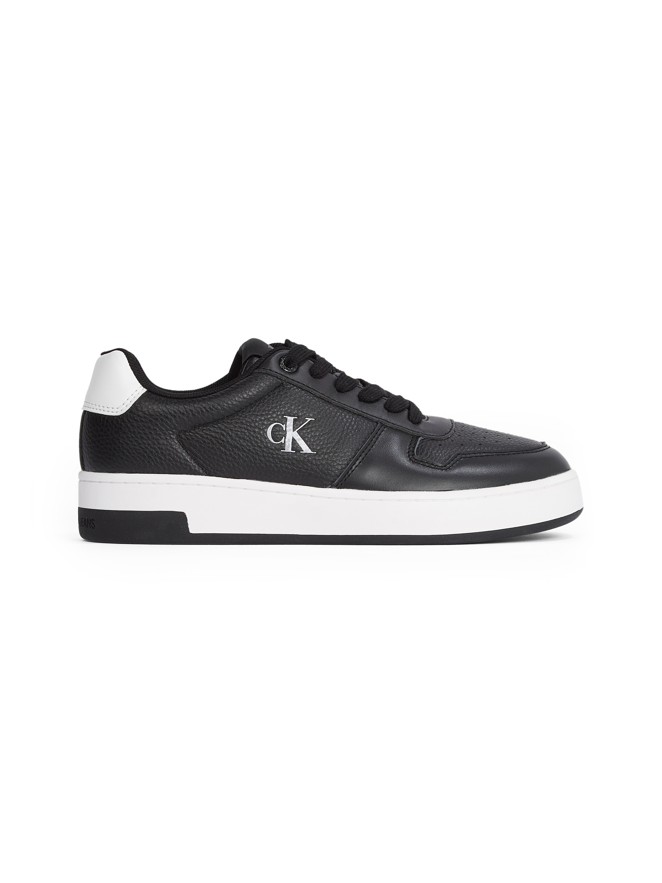 Calvin Klein Jeans Sneaker »BASKET CUPSOLE LOW MG«, Basket-Schnürschuh, Halbschuh, Freizeitsneaker mit Plateausohle