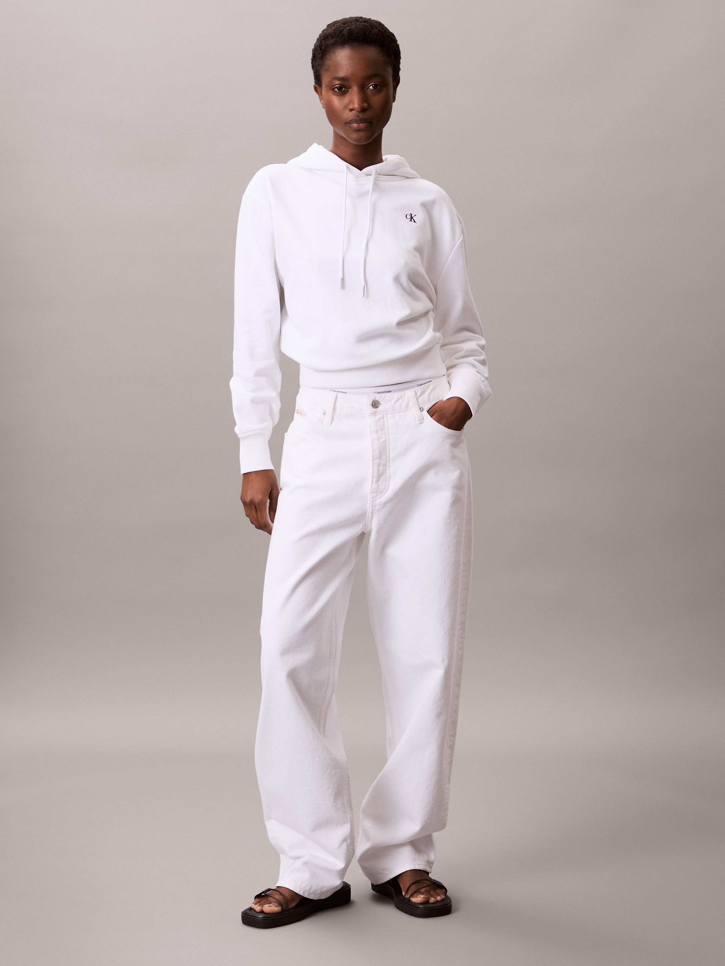 Calvin Klein Jeans Kapuzensweatshirt »LS ARCHIVE TERRY PO HOOD«, Mit Rundhalsausschnitt