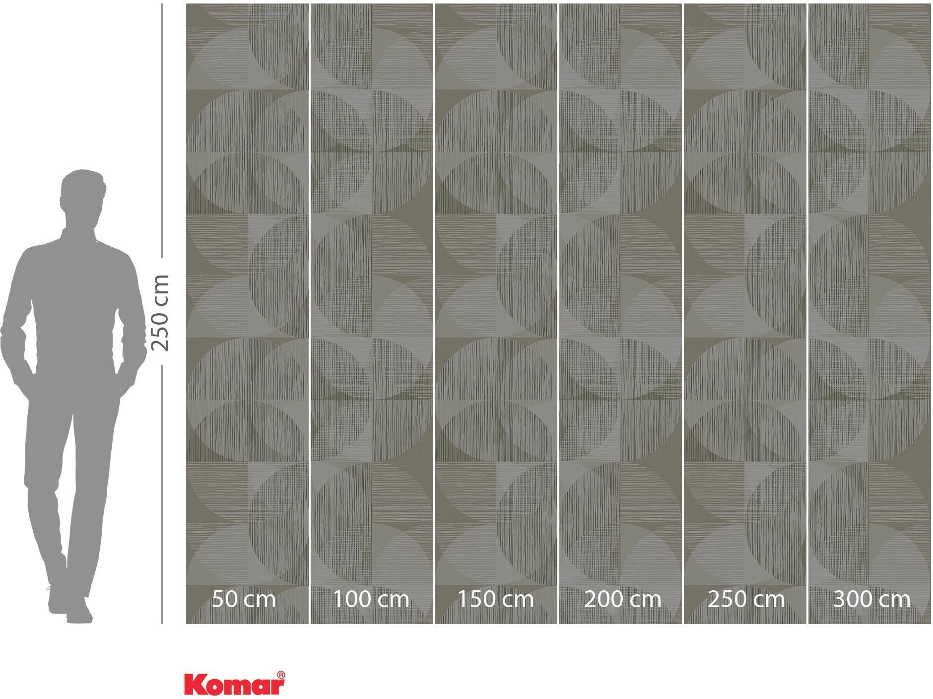 Komar Vliestapete »Digitaldruck Vlies - Tubular Titan - Größe 300 x 250 cm«, bedruckt, Wohnzimmer, Schlafzimmer