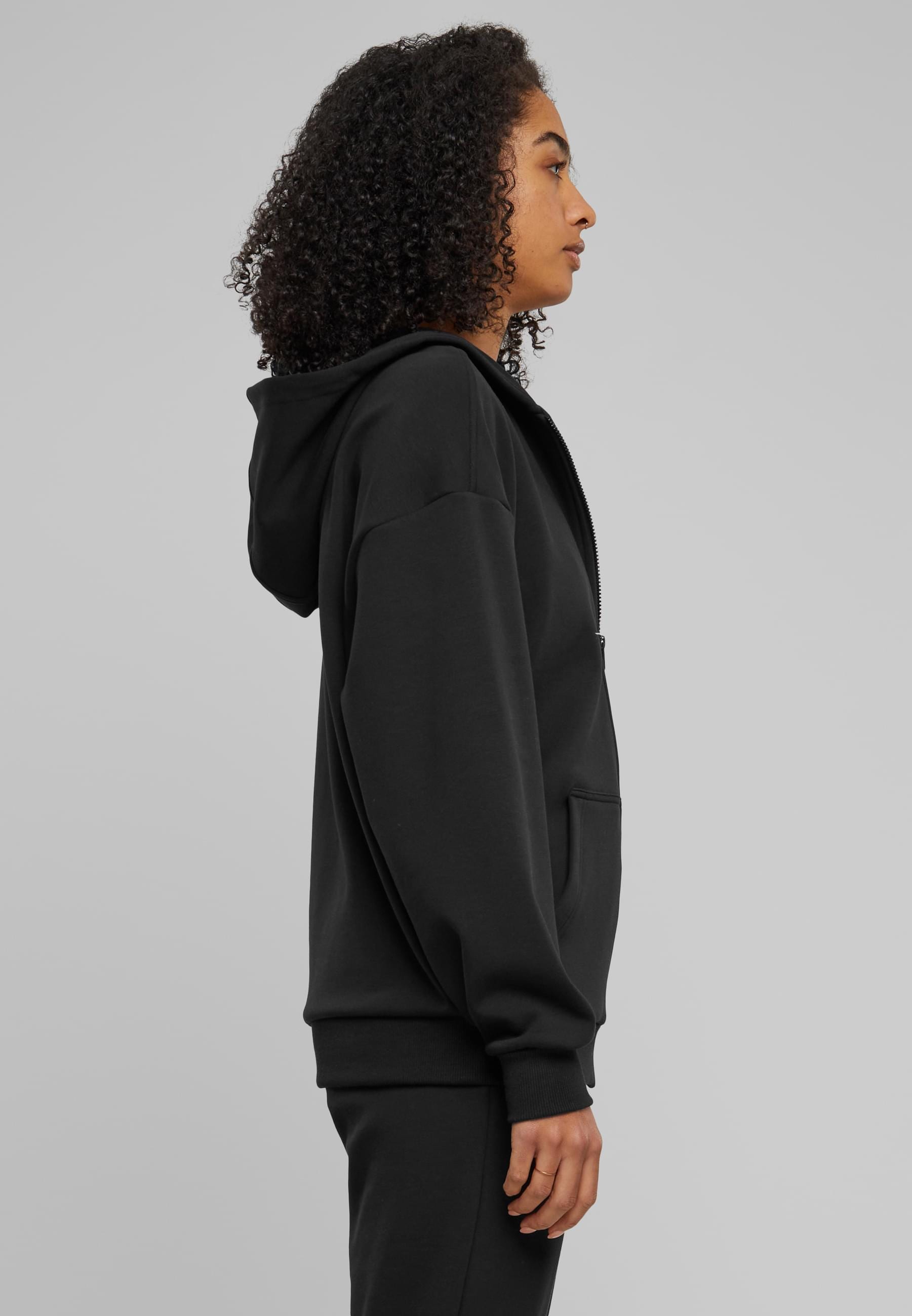 URBAN CLASSICS Sweatjacke »Urban Classics Damen Ladies Cozy Oversized Zip Hoody«