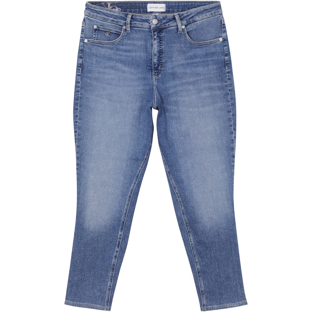 Calvin Klein Jeans Plus Skinny-fit-Jeans »HIGH RISE SKINNY ANKLE PLUS«, Jeans wird in Weiten angeboten