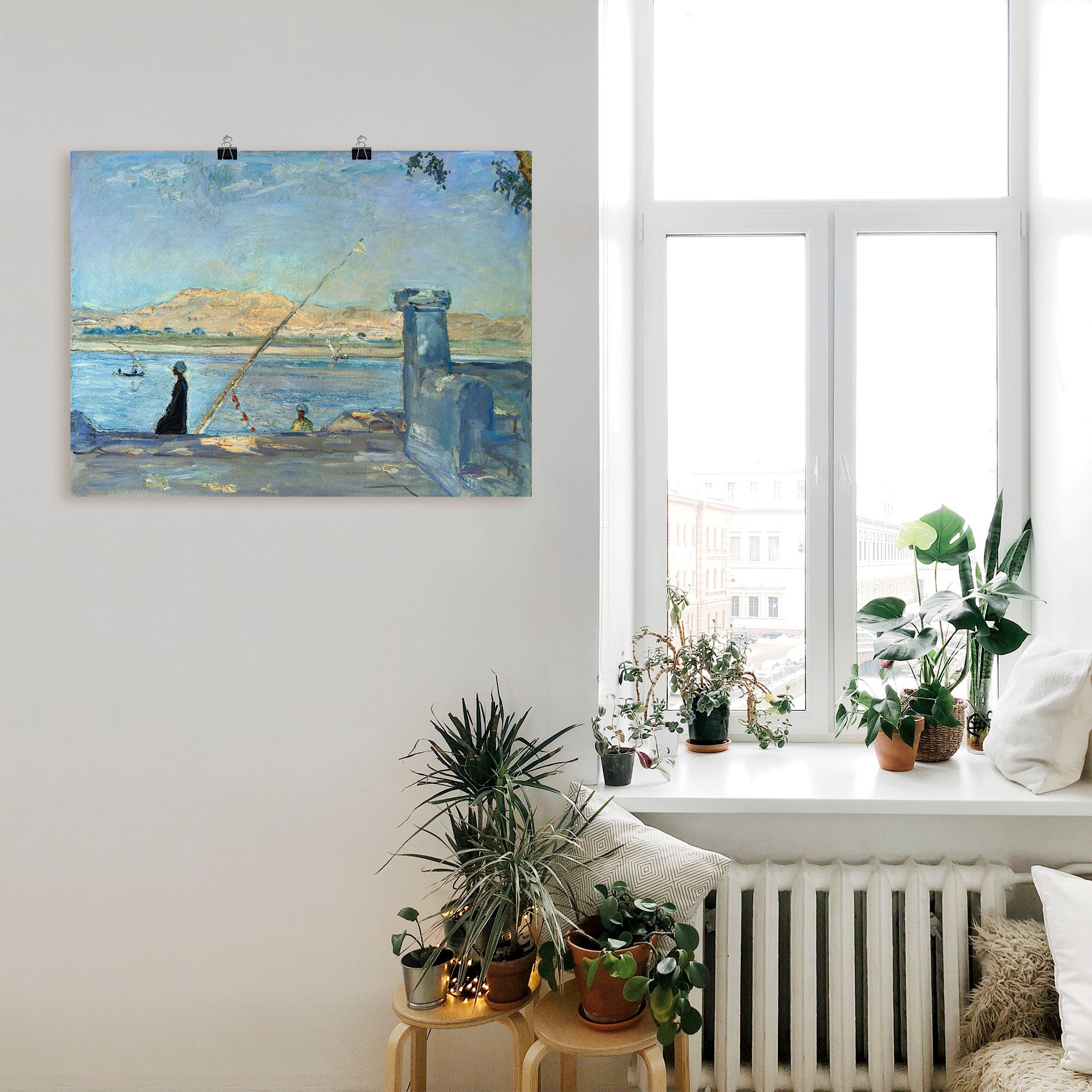 Artland "Morgen bei Luxor. 1914" Gewässer 1 Stk. tlg. ohne Rahmen günstig online kaufen