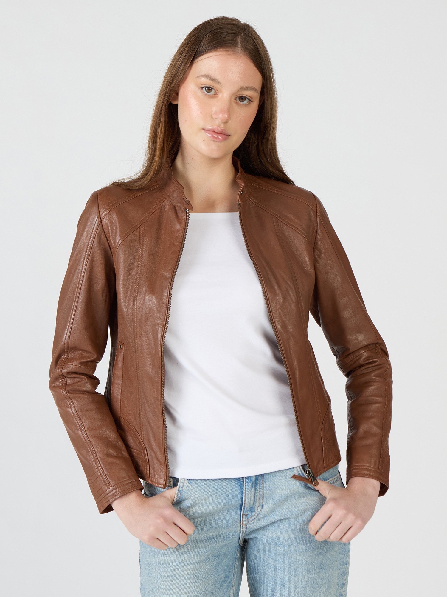 MUSTANG Lederjacke "Blanca" günstig online kaufen