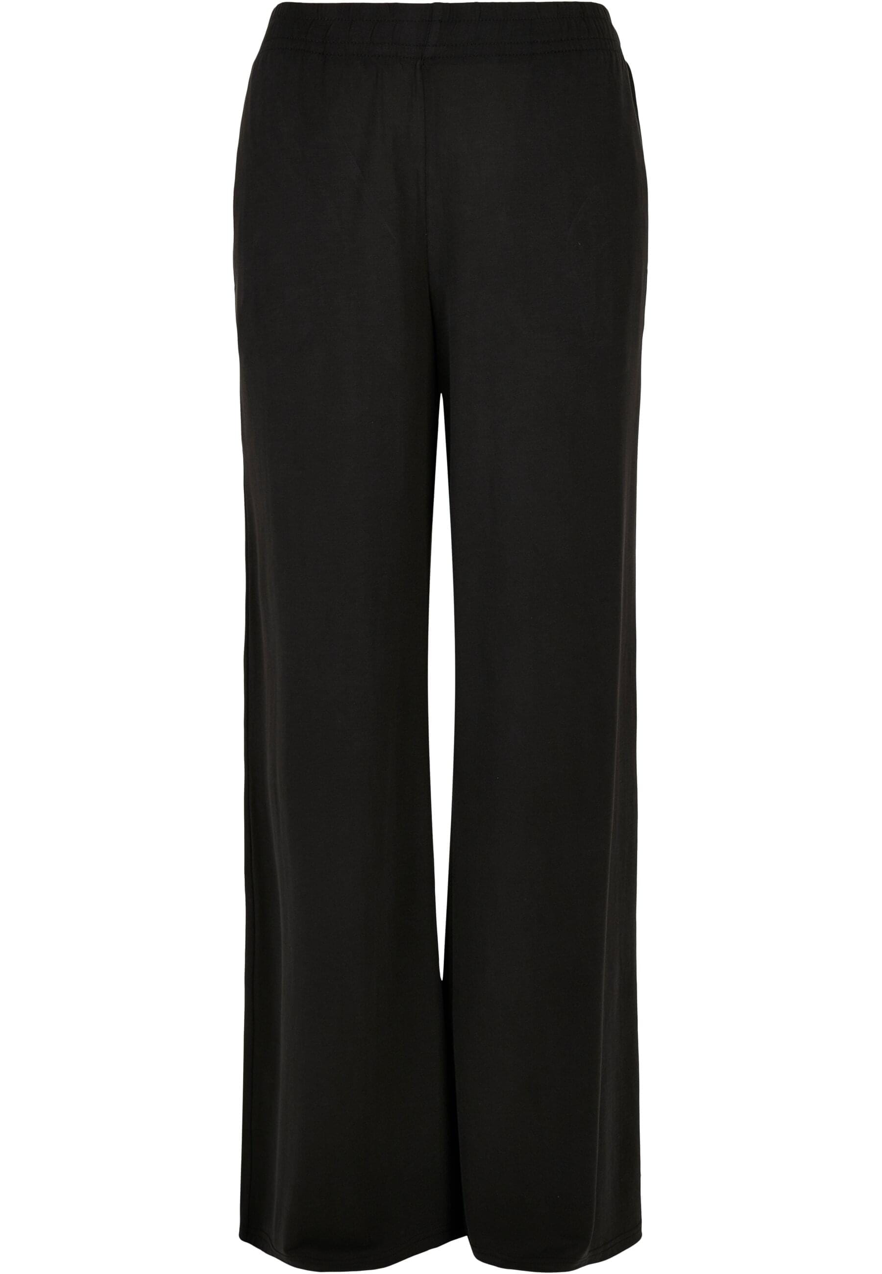 URBAN CLASSICS Stoffhose "Urban Classics Damen Ladies Modal Wide Leg Pants" günstig online kaufen